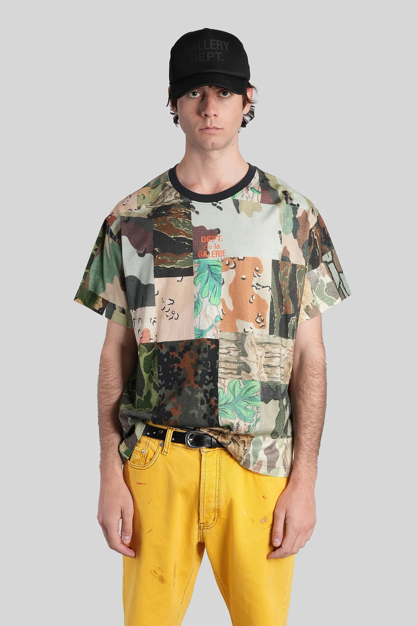 T-Shirt in camouflage cotton