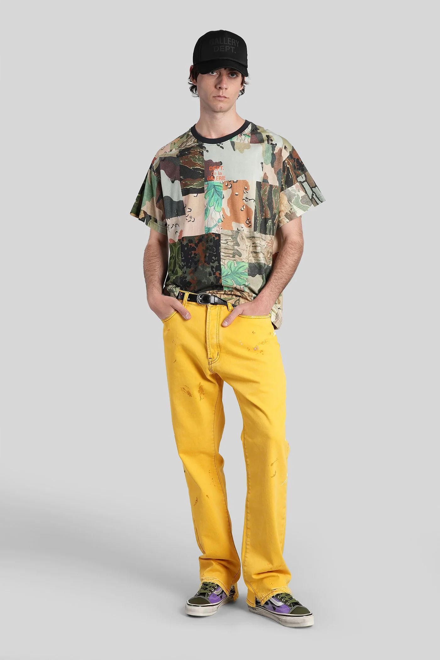 T-Shirt in camouflage cotton - Image 2