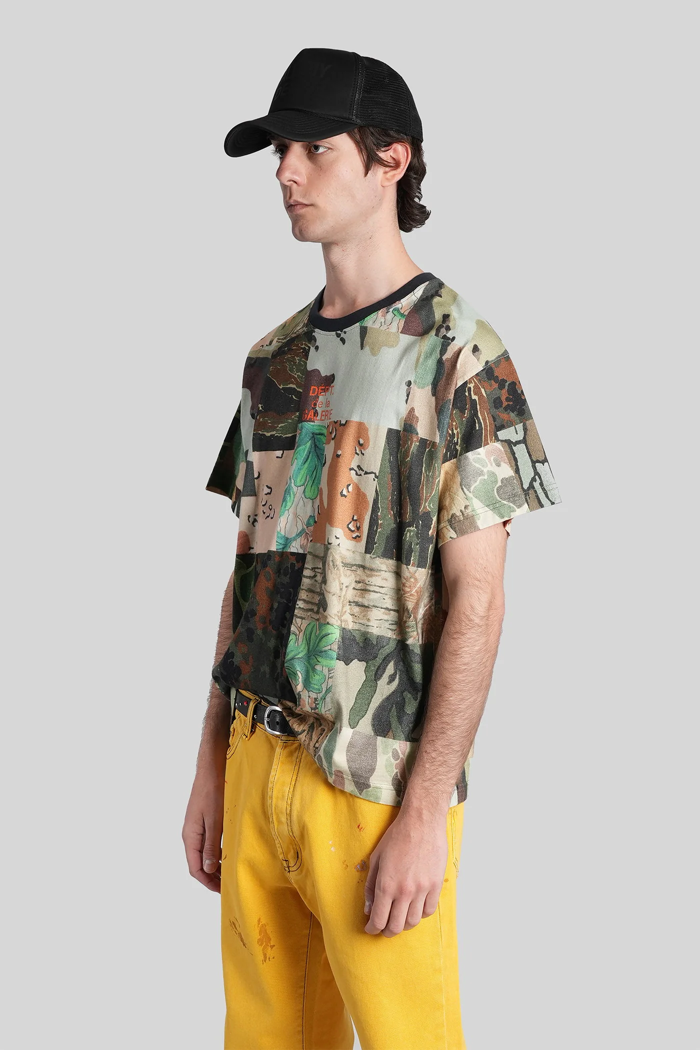 T-Shirt in camouflage cotton - Image 4