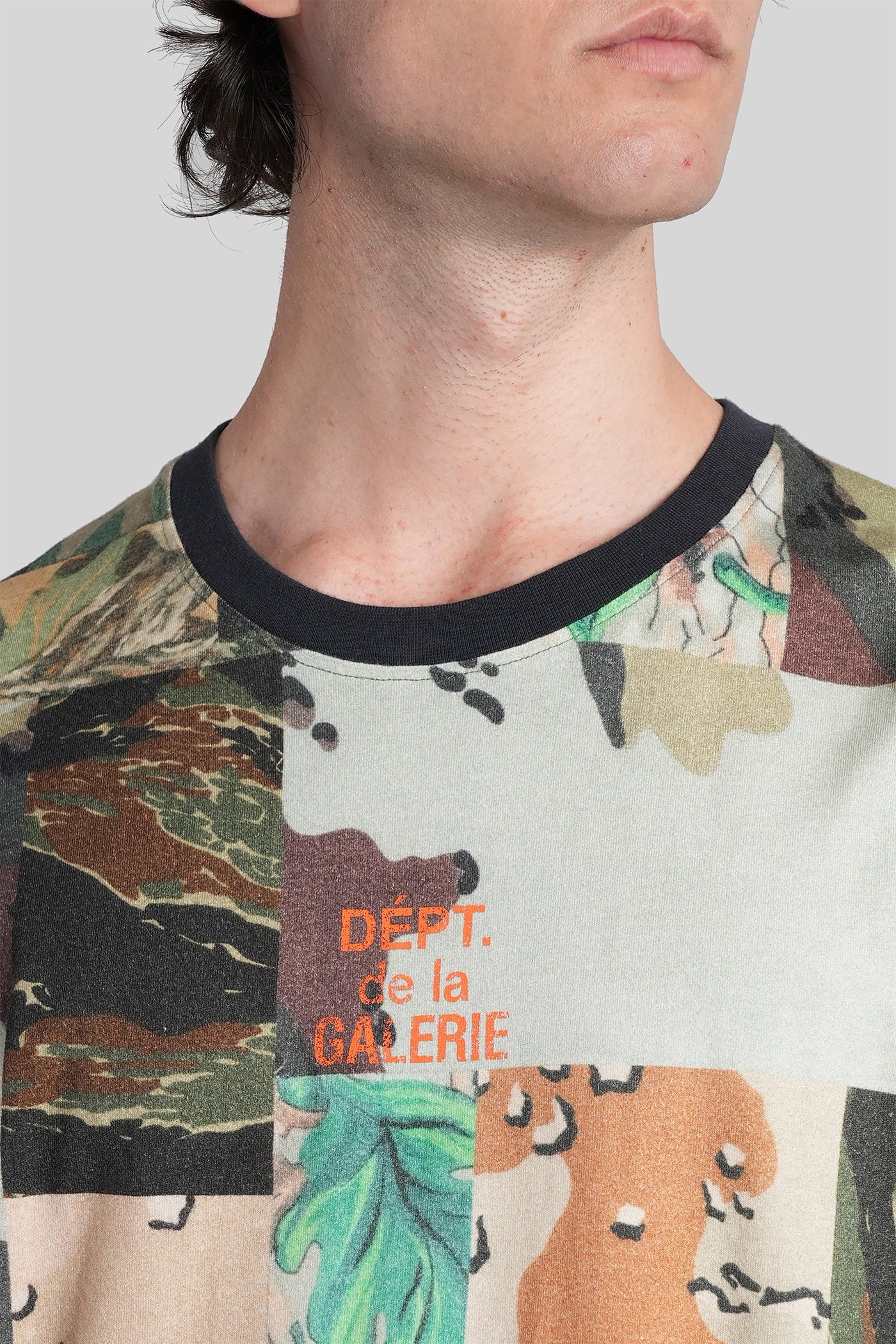 T-Shirt in camouflage cotton - Image 5