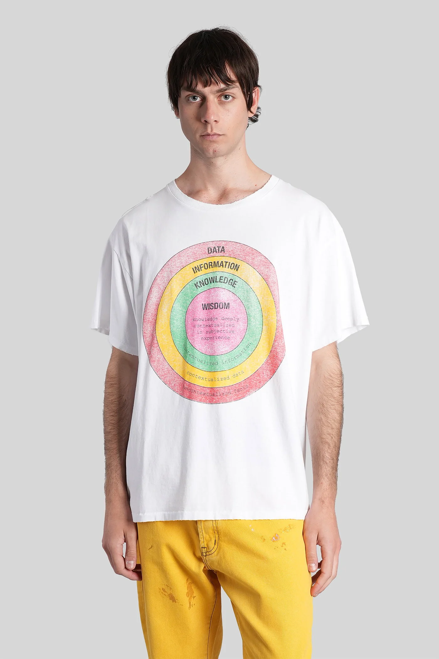 T-Shirt in white cotton