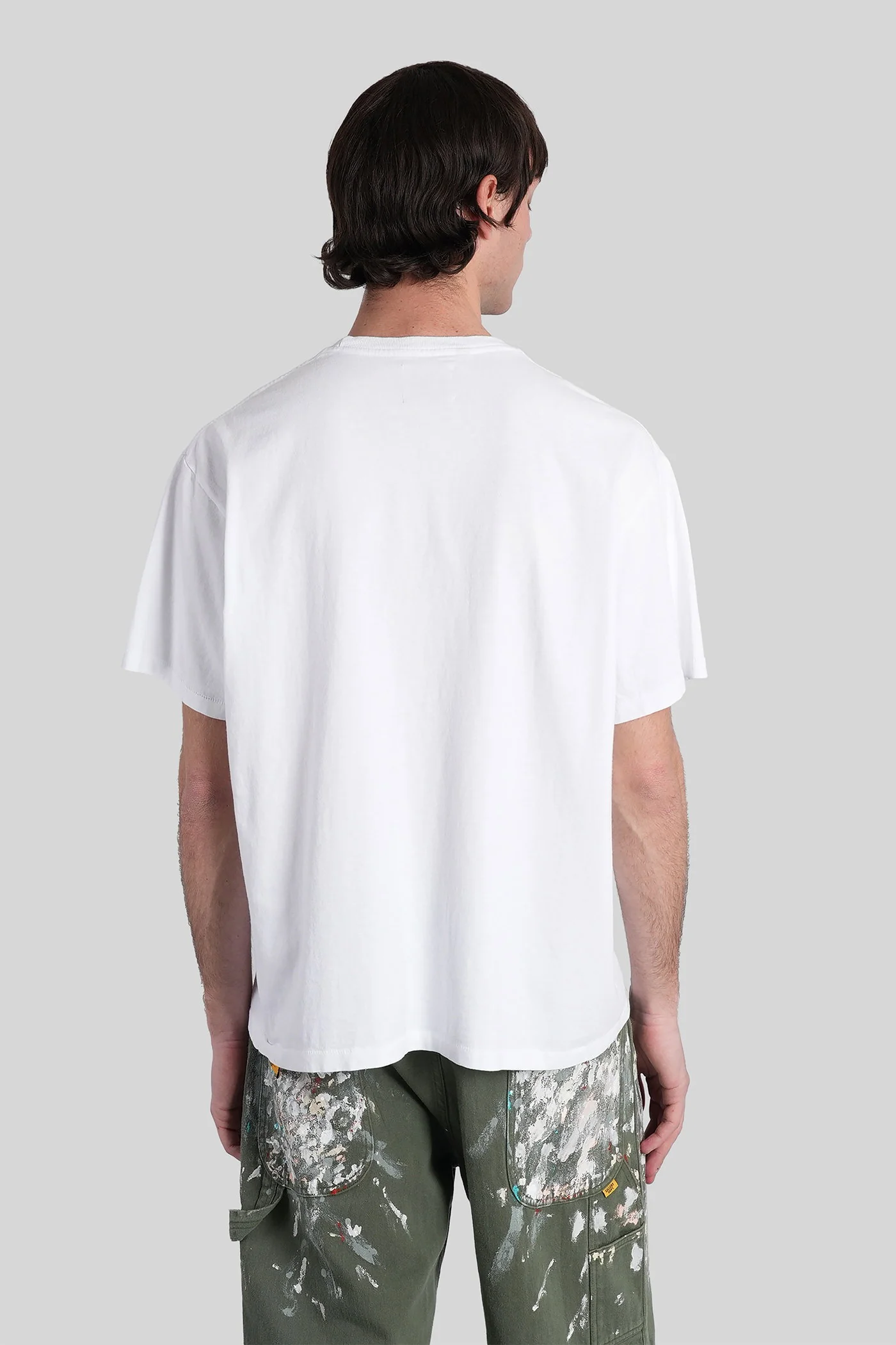 T-Shirt in white cotton - Image 3