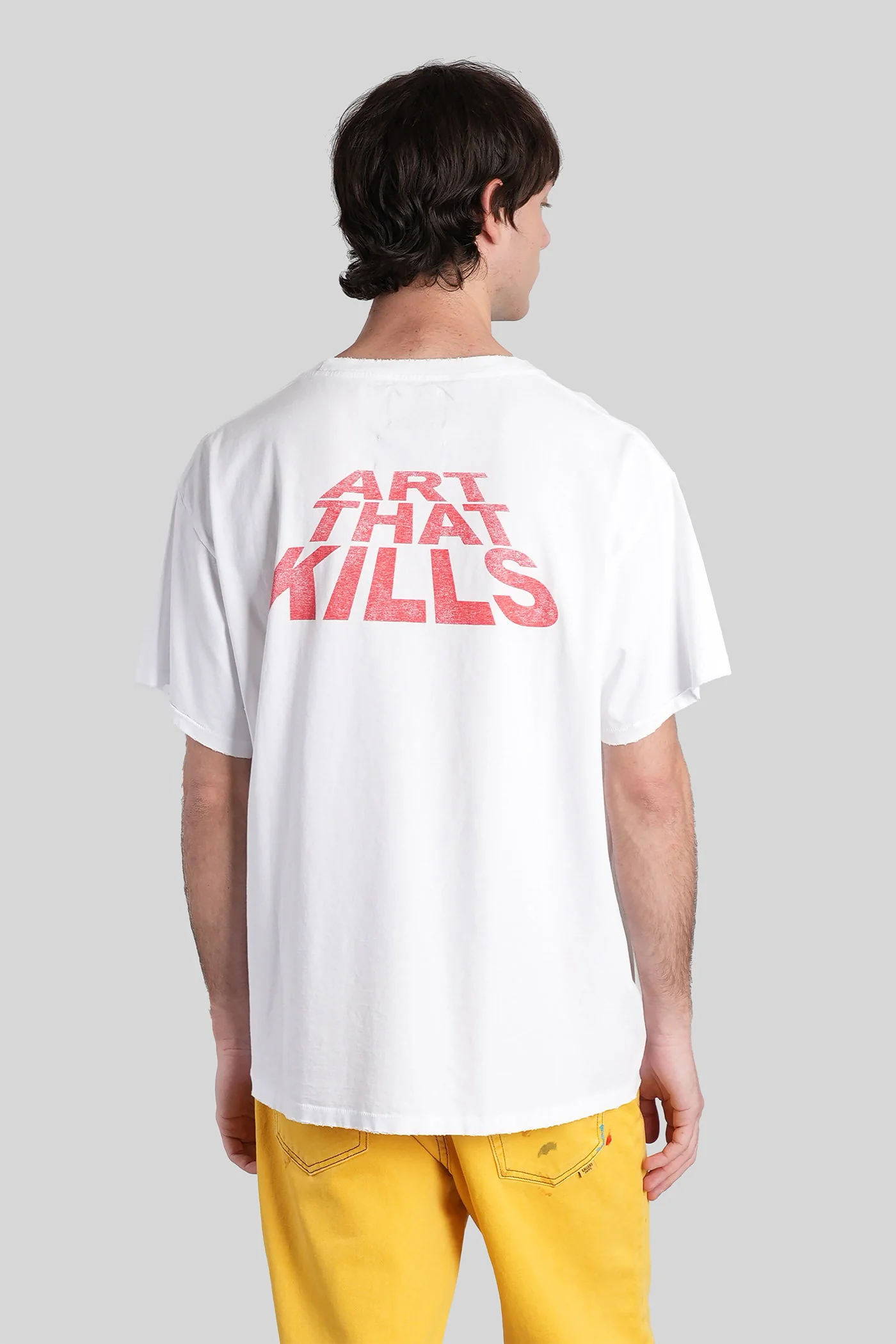 T-Shirt in white cotton - Image 3