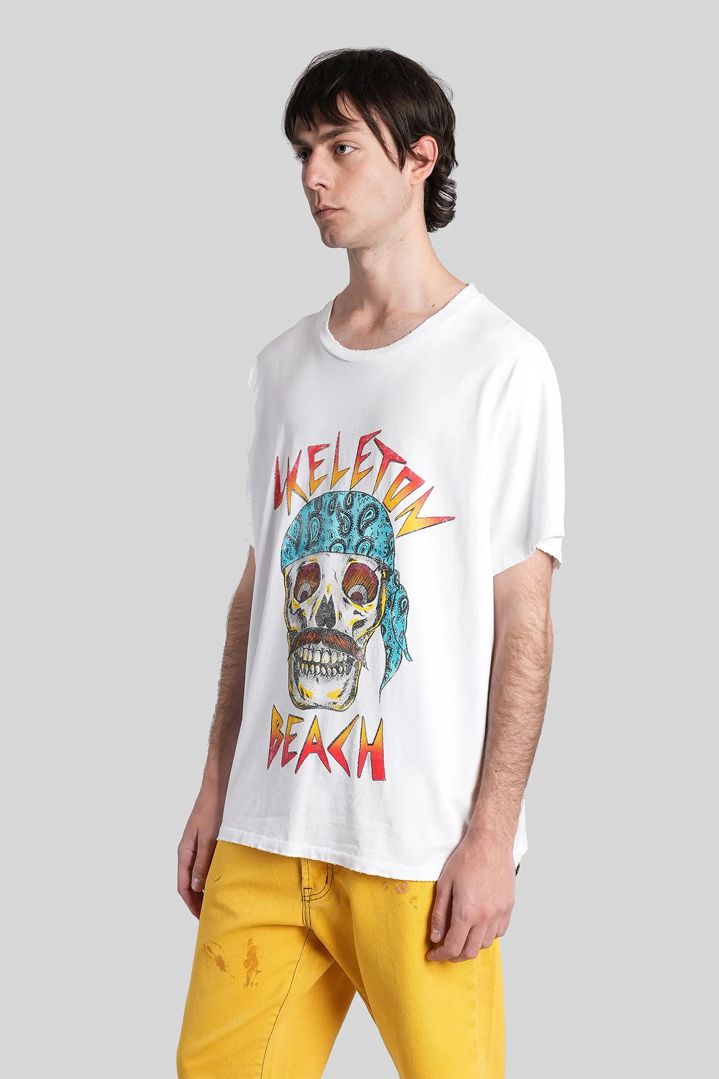T-Shirt in white cotton - Image 4