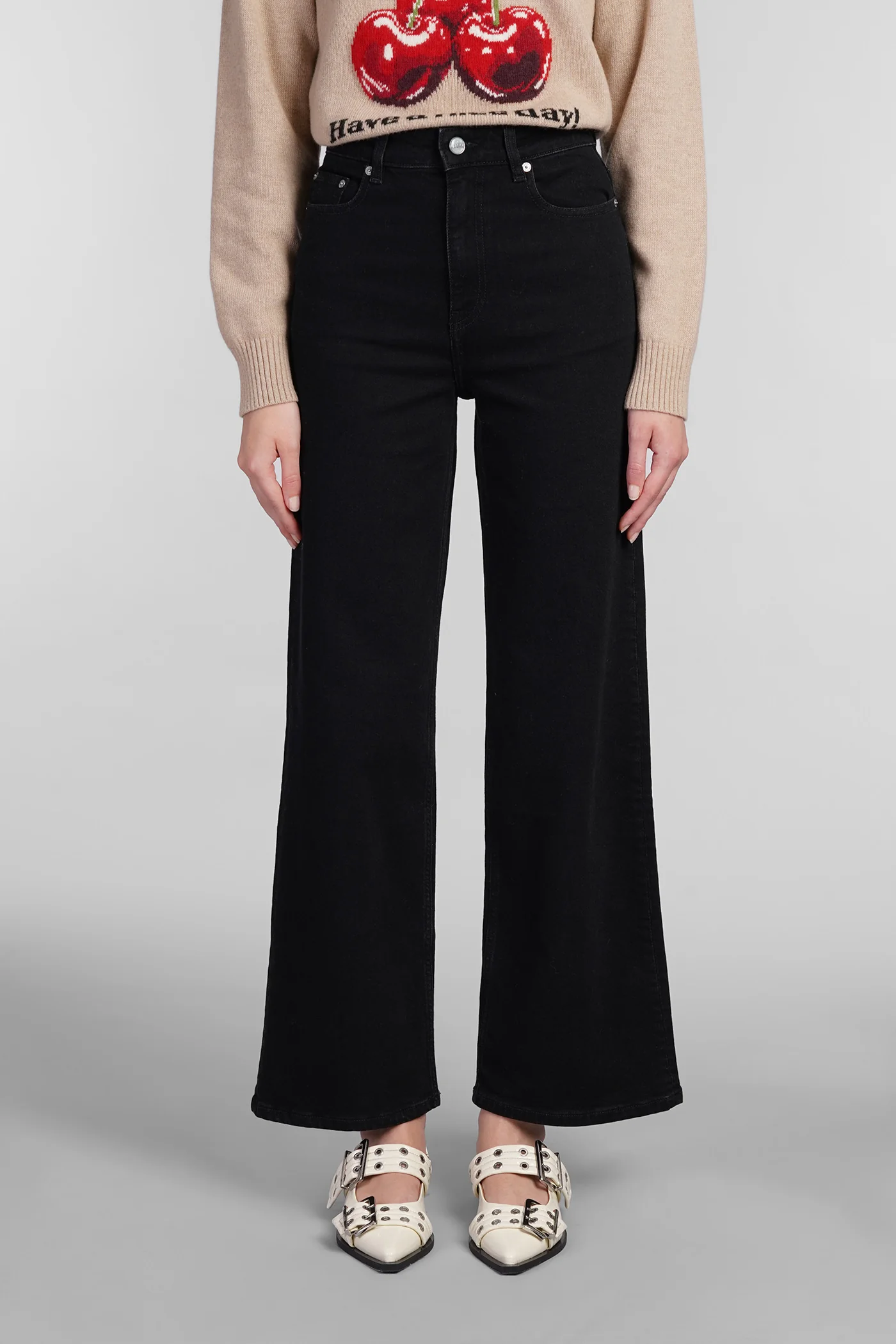 Andi Jeans in black cotton