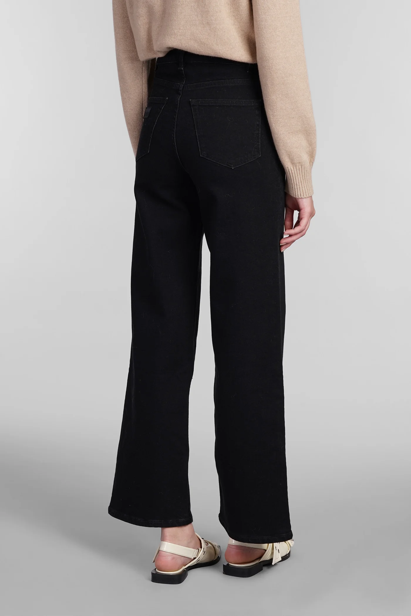 Andi Jeans in black cotton - Image 3