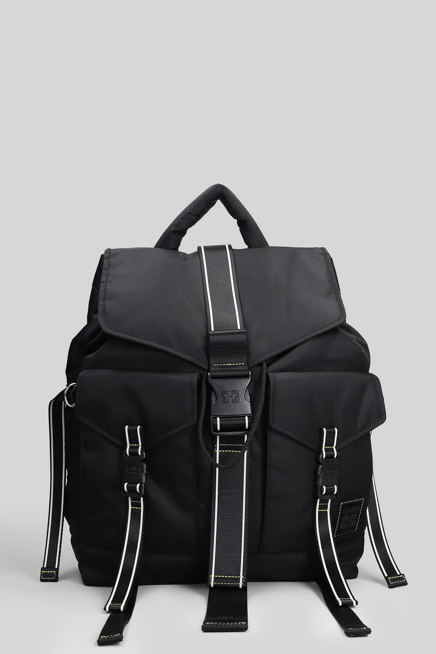 Backpack in black polyamide