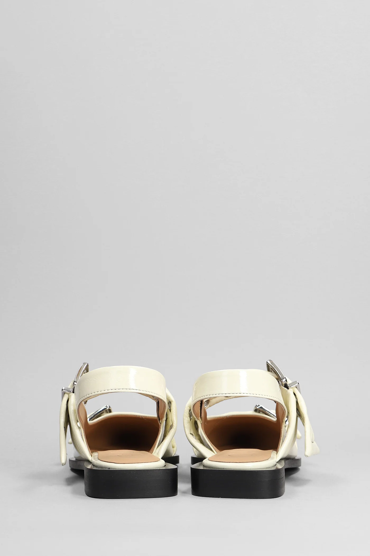 Ballet flats in beige Polyuretan - Image 4