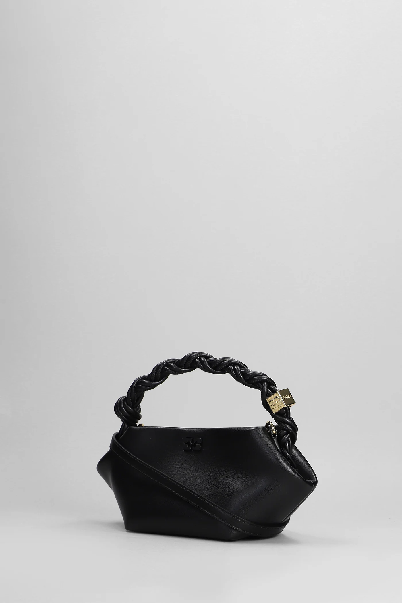 Bou bag mini Hand bag in black leather - Image 2