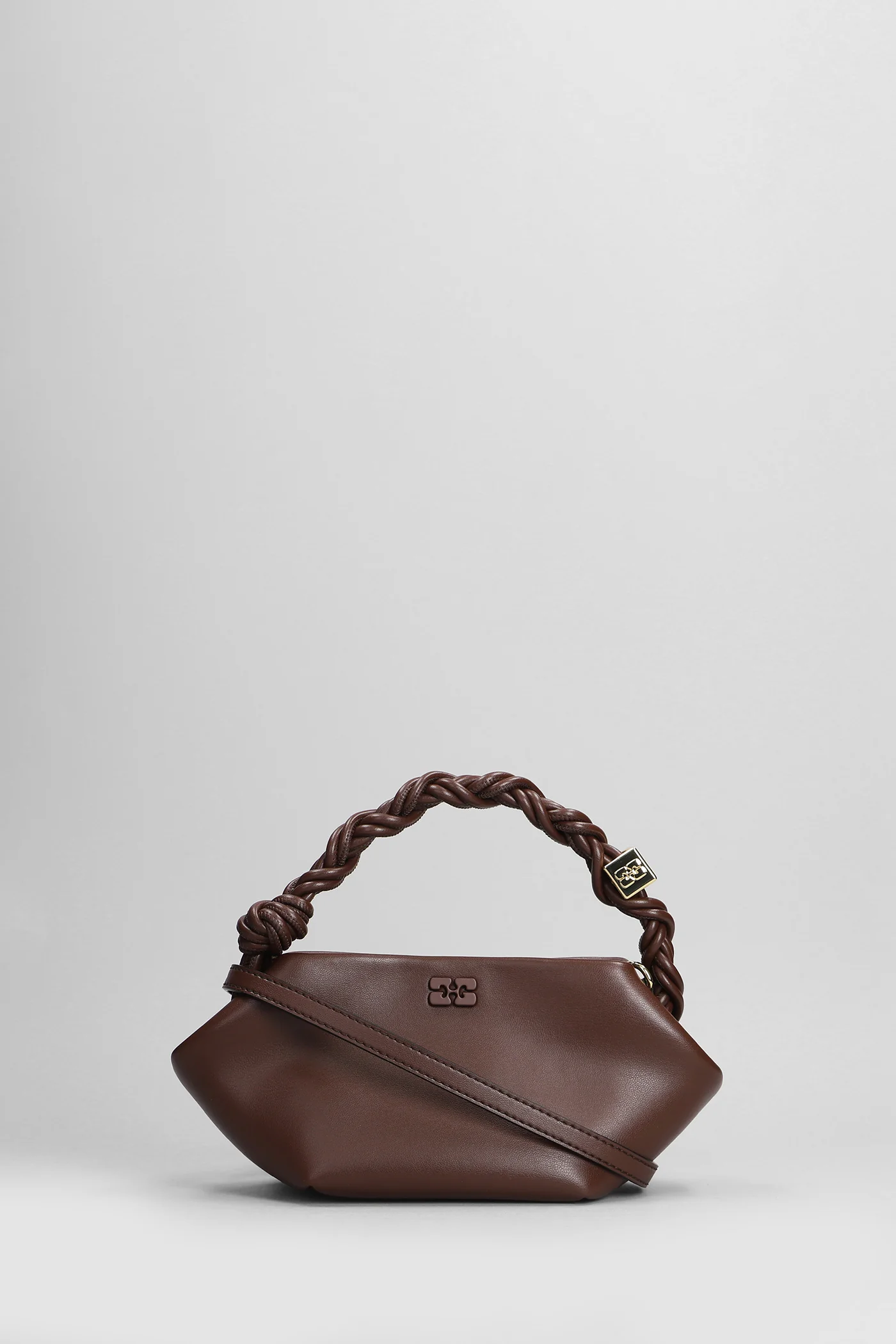 Bou bag mini Hand bag in brown leather
