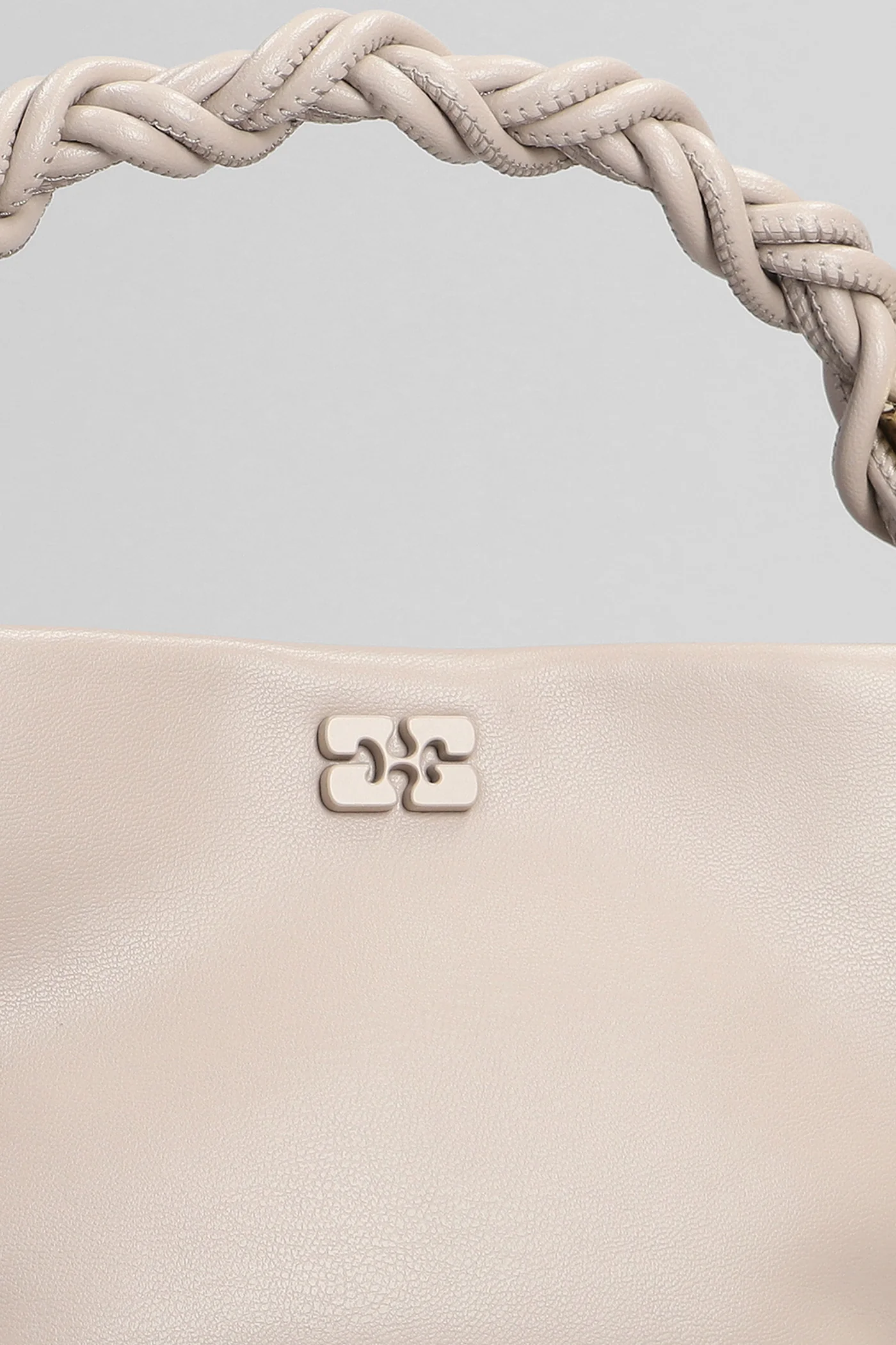 Bou bag mini Hand bag in grey leather - Image 4
