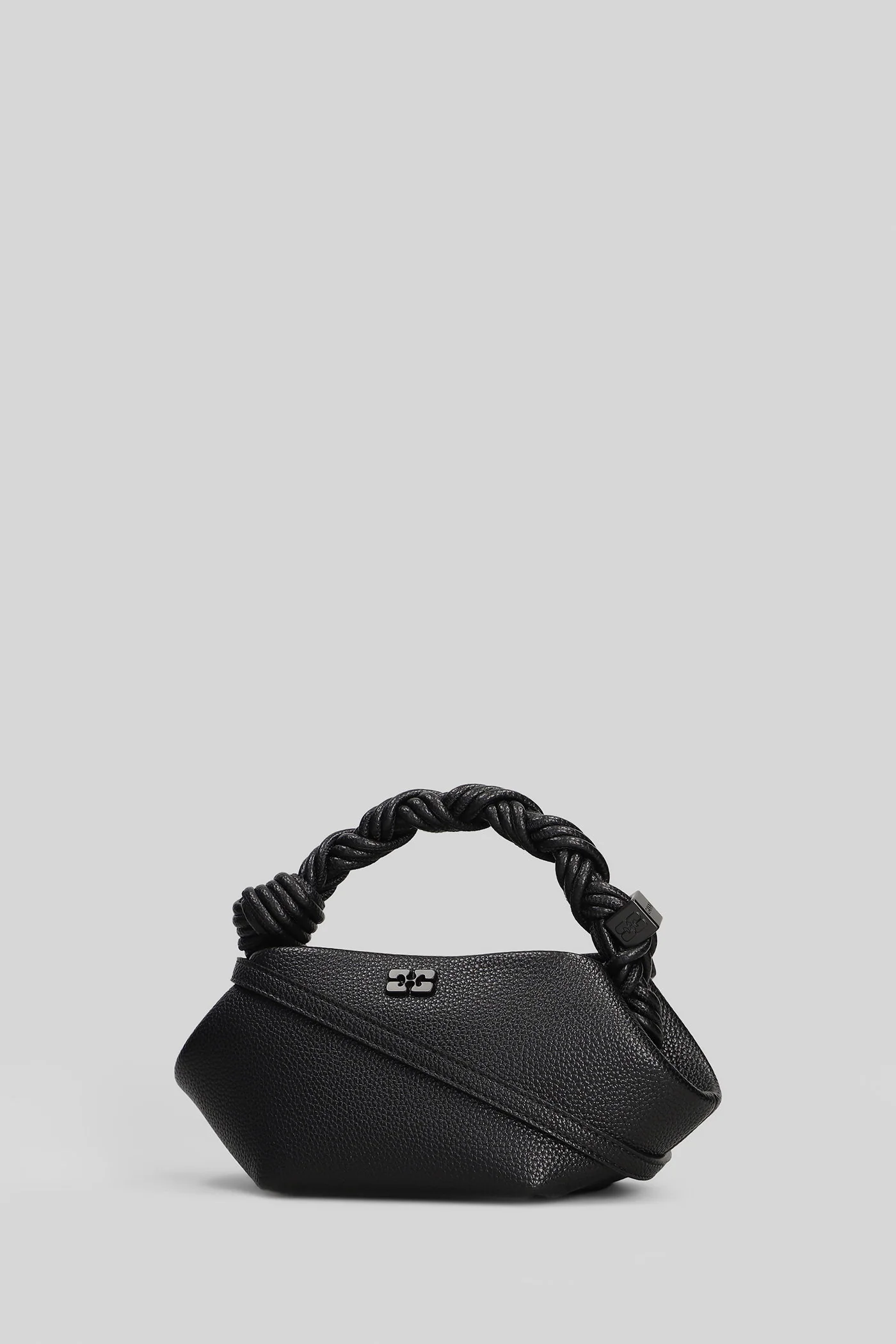 Bou bag mini Shoulder bag in black leather - Image 2