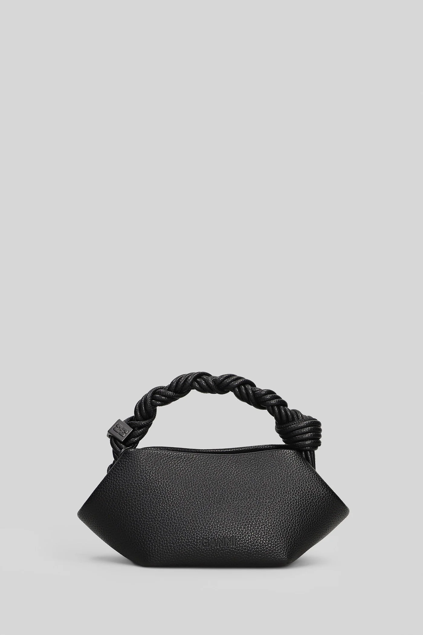 Bou bag mini Shoulder bag in black leather - Image 3