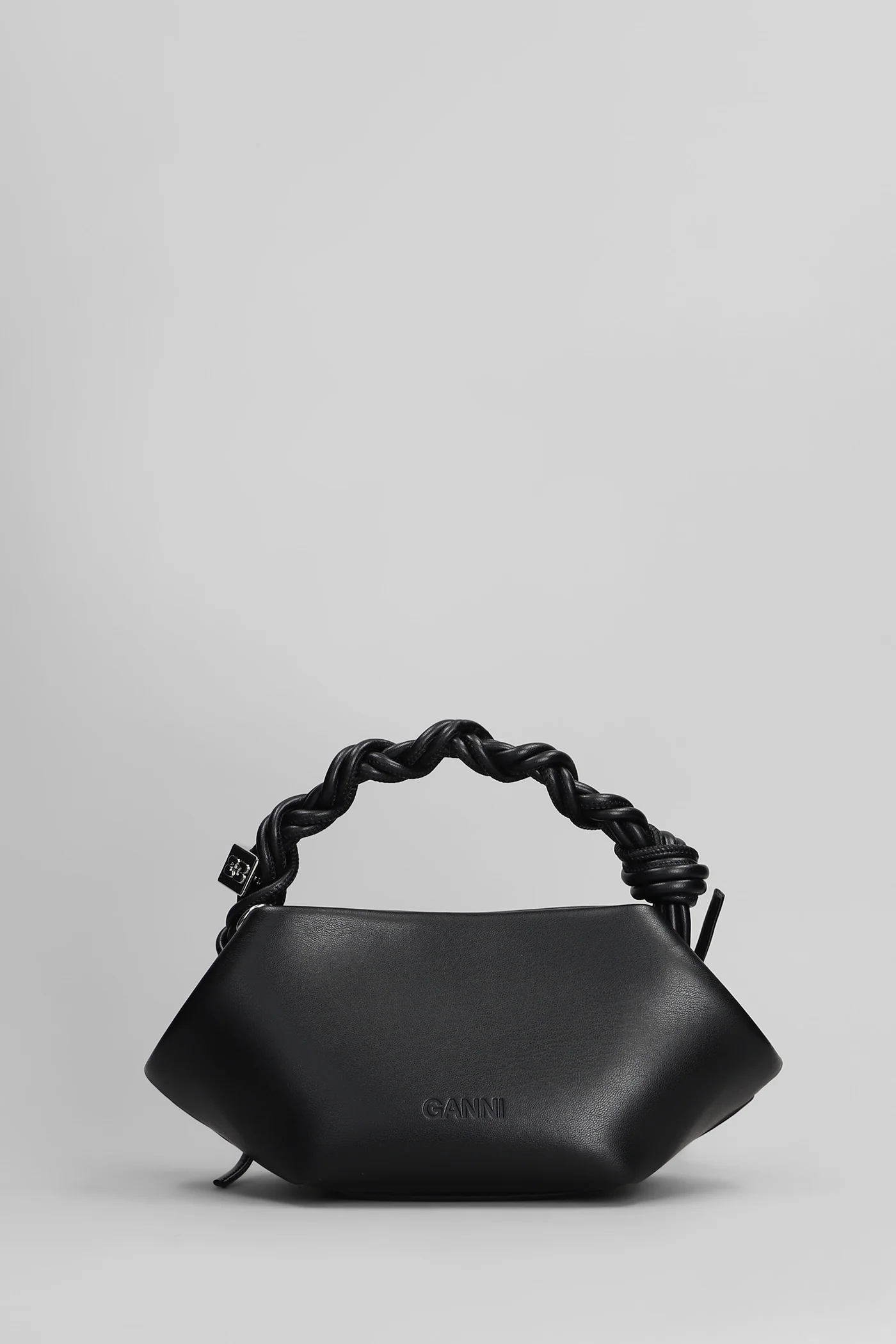 Bou bag mini Shoulder bag in black leather - Image 3