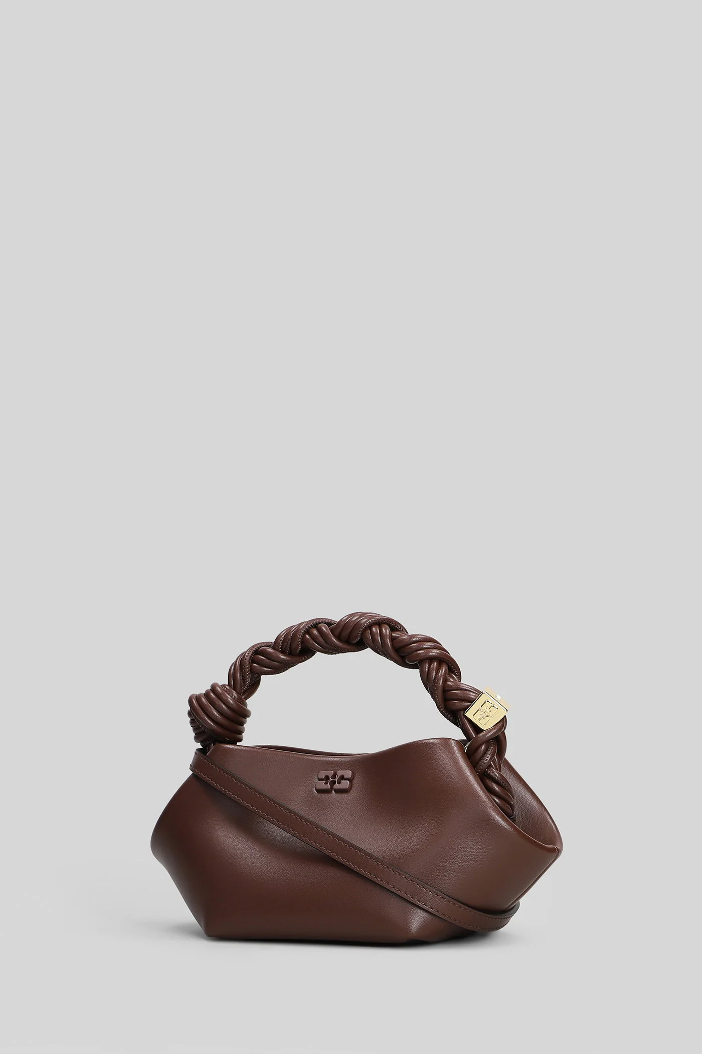 Bou bag mini Shoulder bag in brown leather - Image 2