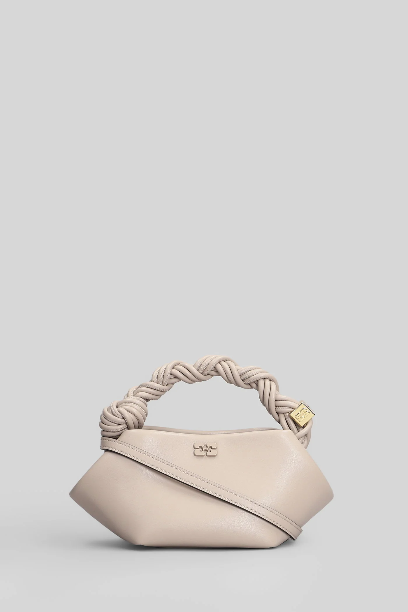 Bou bag mini Shoulder bag in grey leather