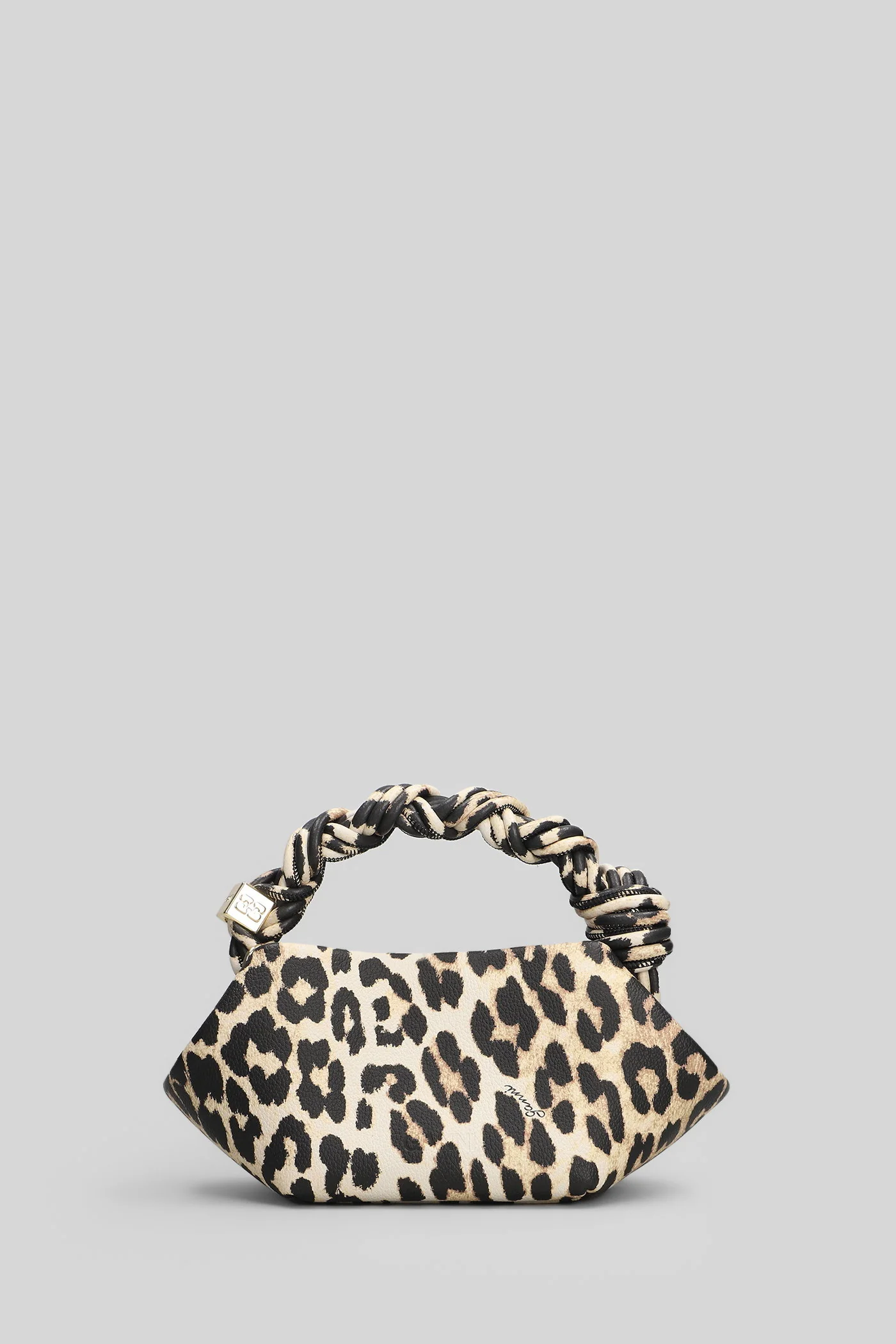 Bou mini Shoulder bag in Animalier polyester - Image 3