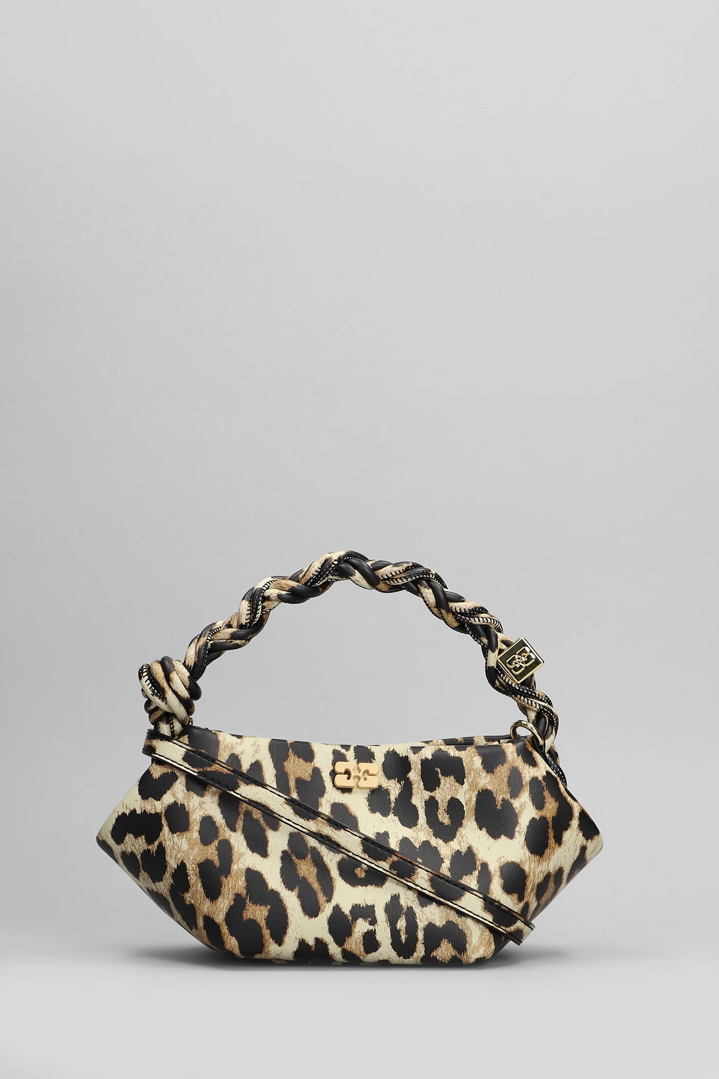 Ganni bou bag mini Hand bag in Animalier synthetic leather