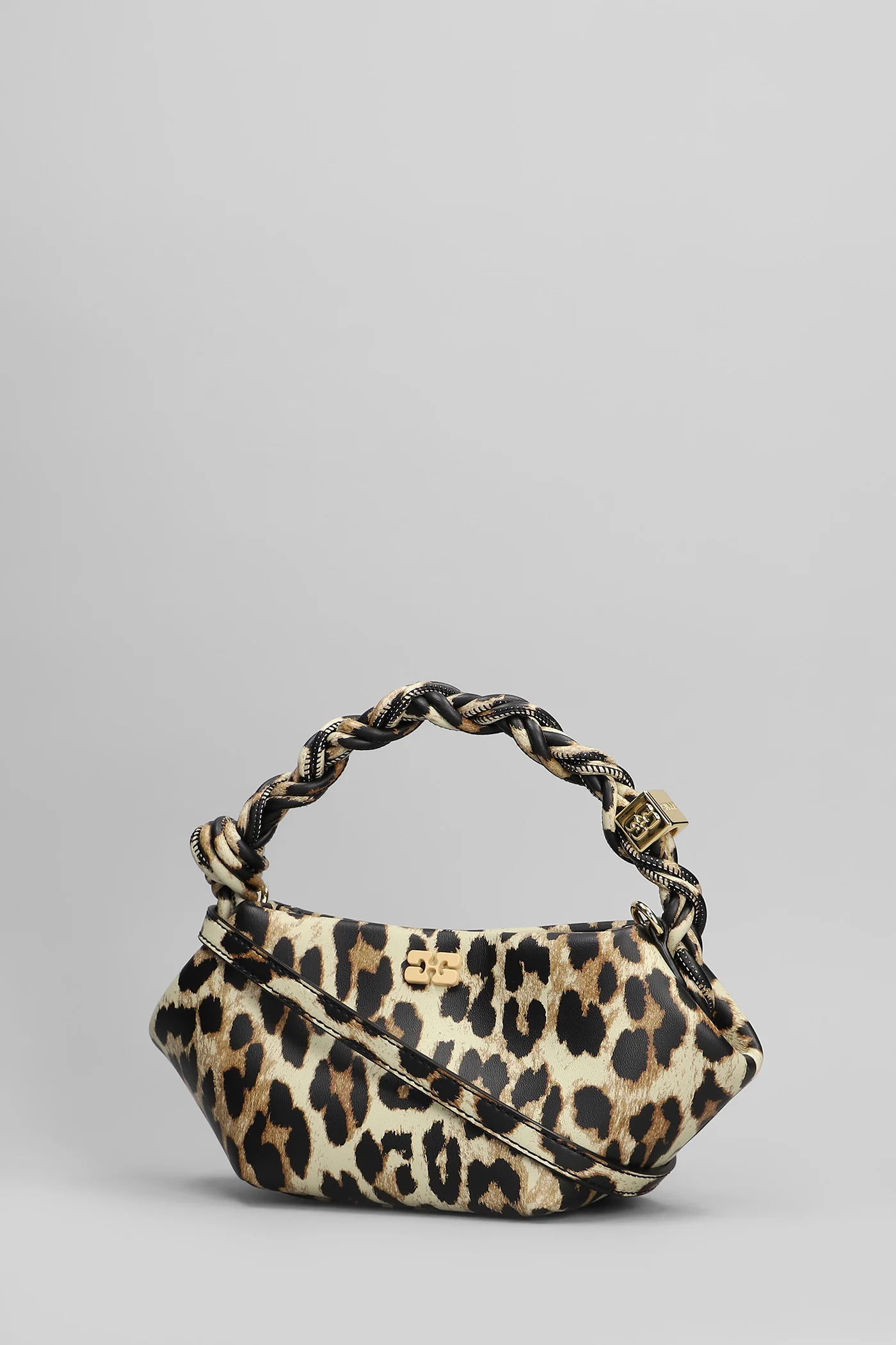 Ganni bou bag mini Hand bag in Animalier synthetic leather - Image 2