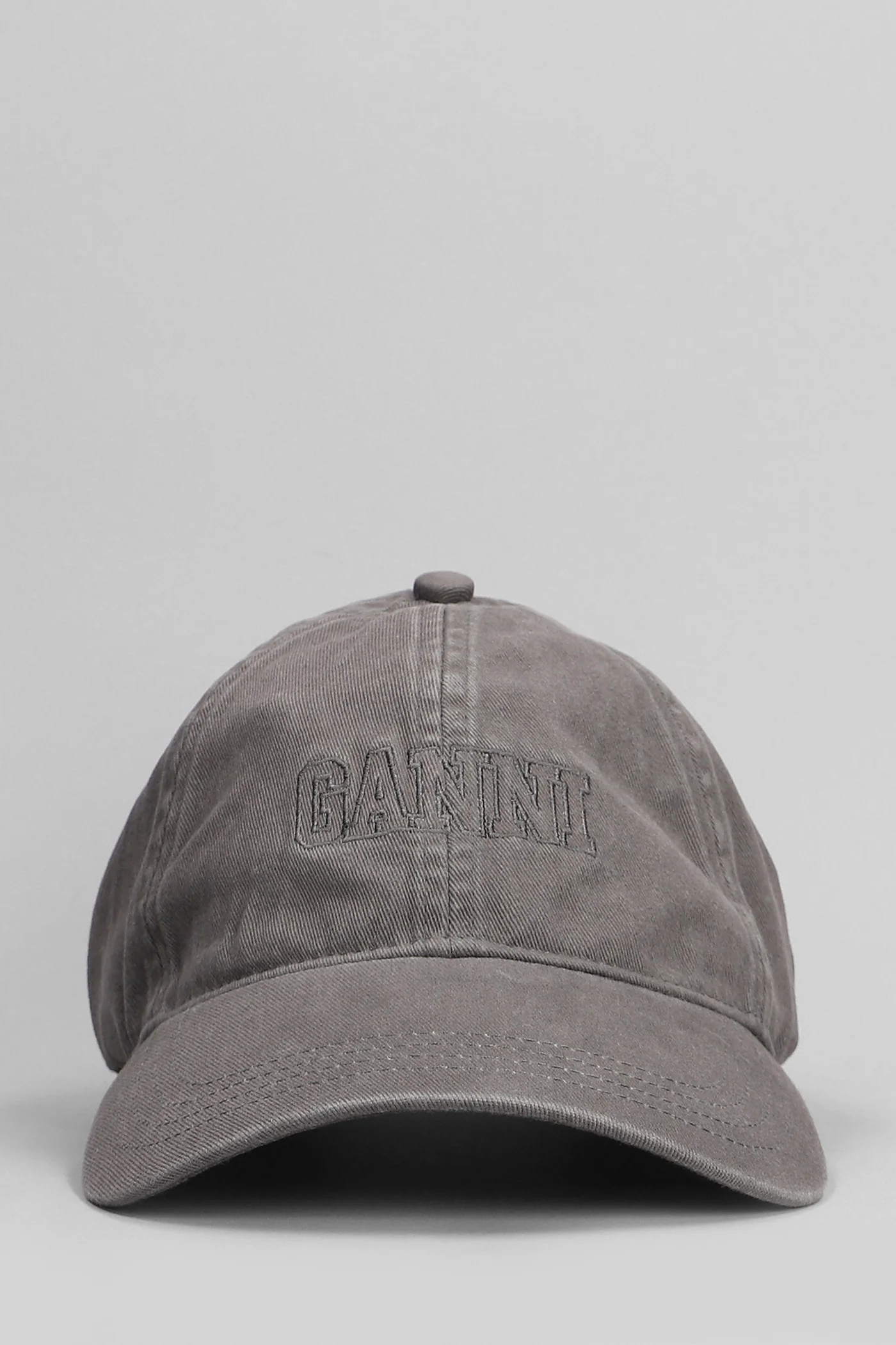 Hats in grey cotton