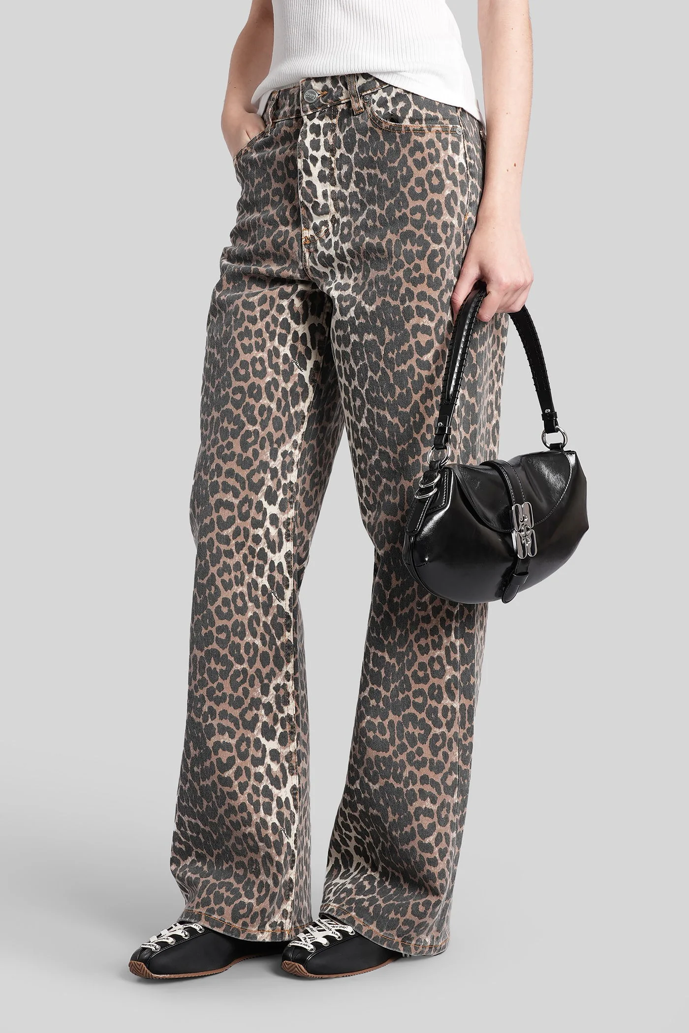Izey Jeans in Animalier cotton - Image 3