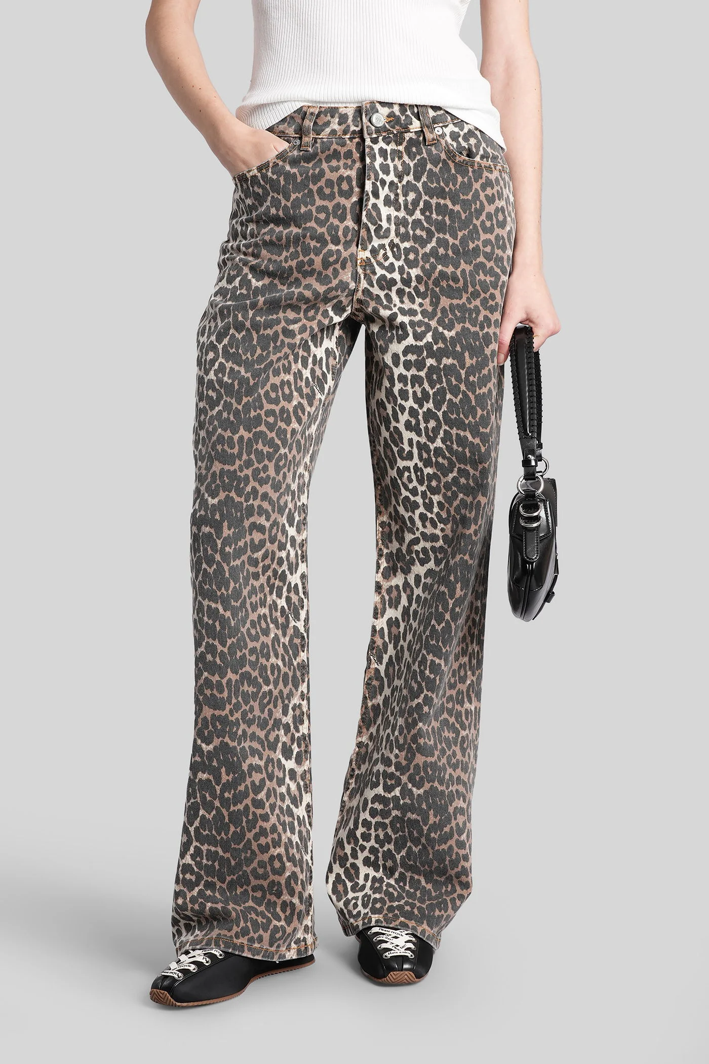 Izey Jeans in Animalier cotton - Image 5