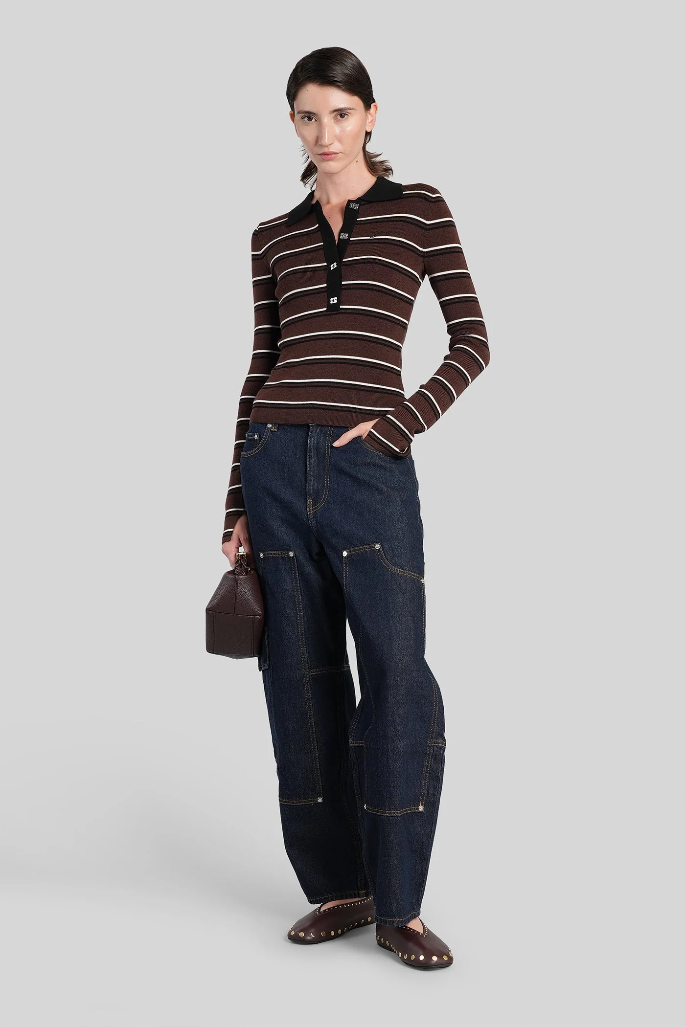 Jeans in blue cotton - Image 2