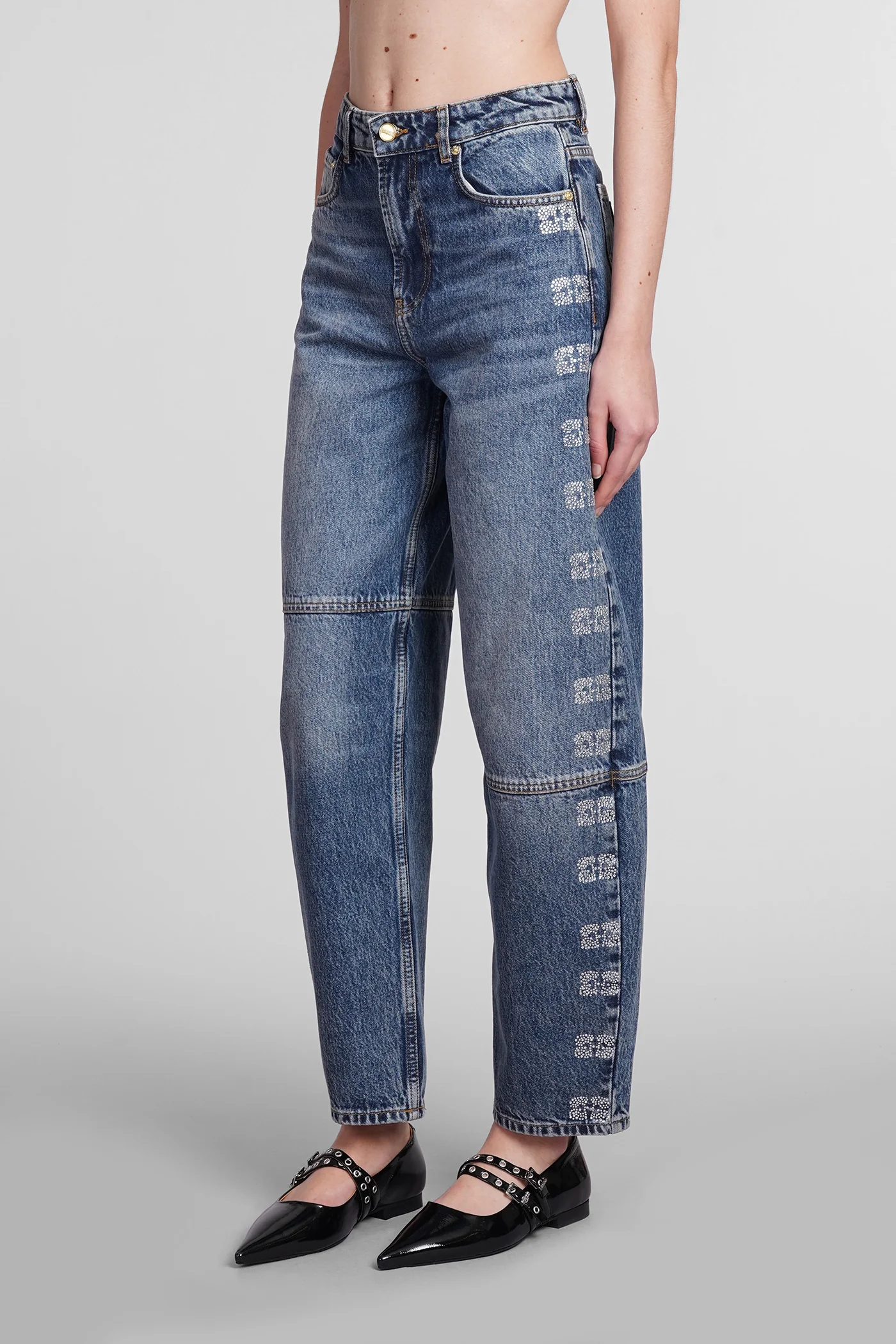 Jeans in blue cotton - Image 4