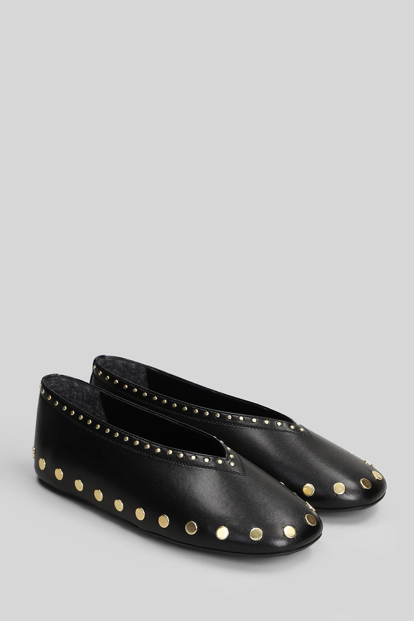 Jenny ballerina Ballet flats in black leather - Image 2