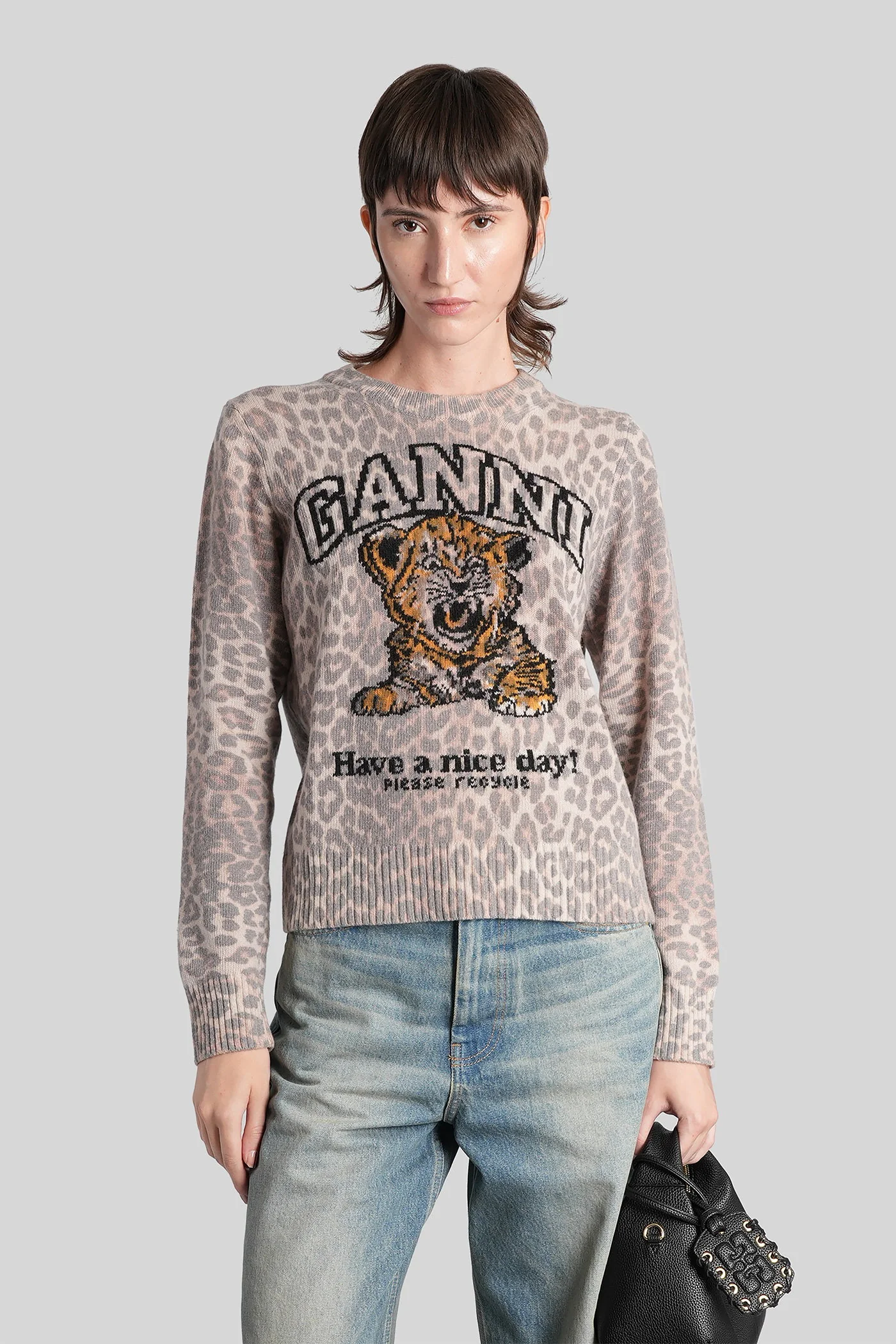Knitwear in Animalier wool
