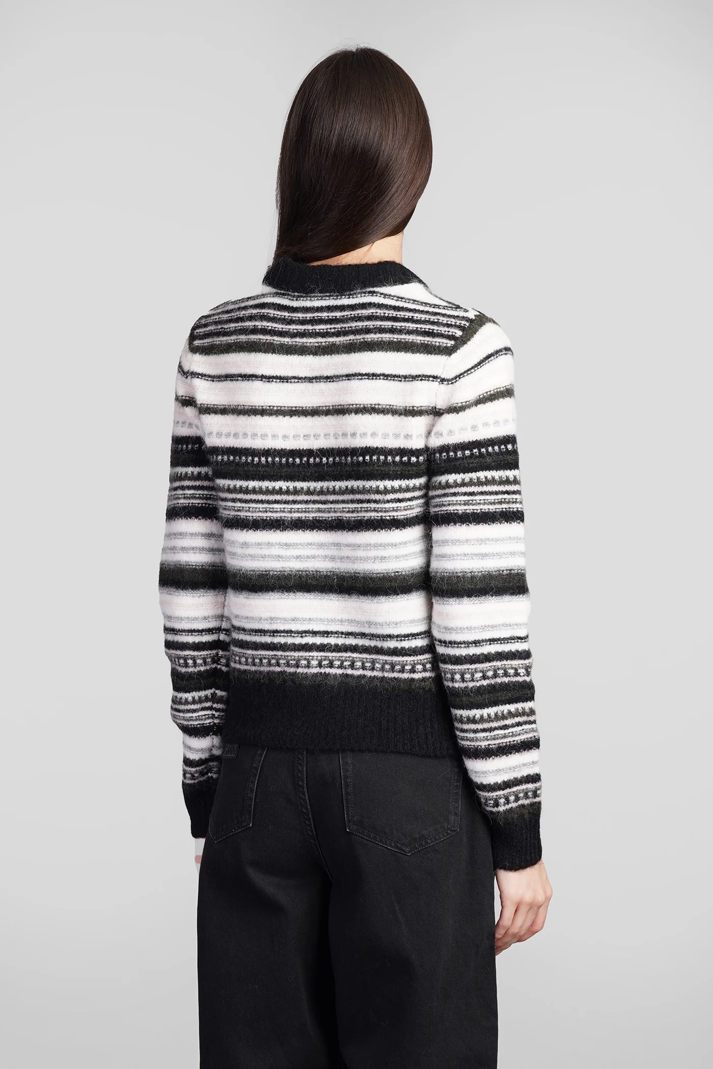 Knitwear in black wool - Image 3