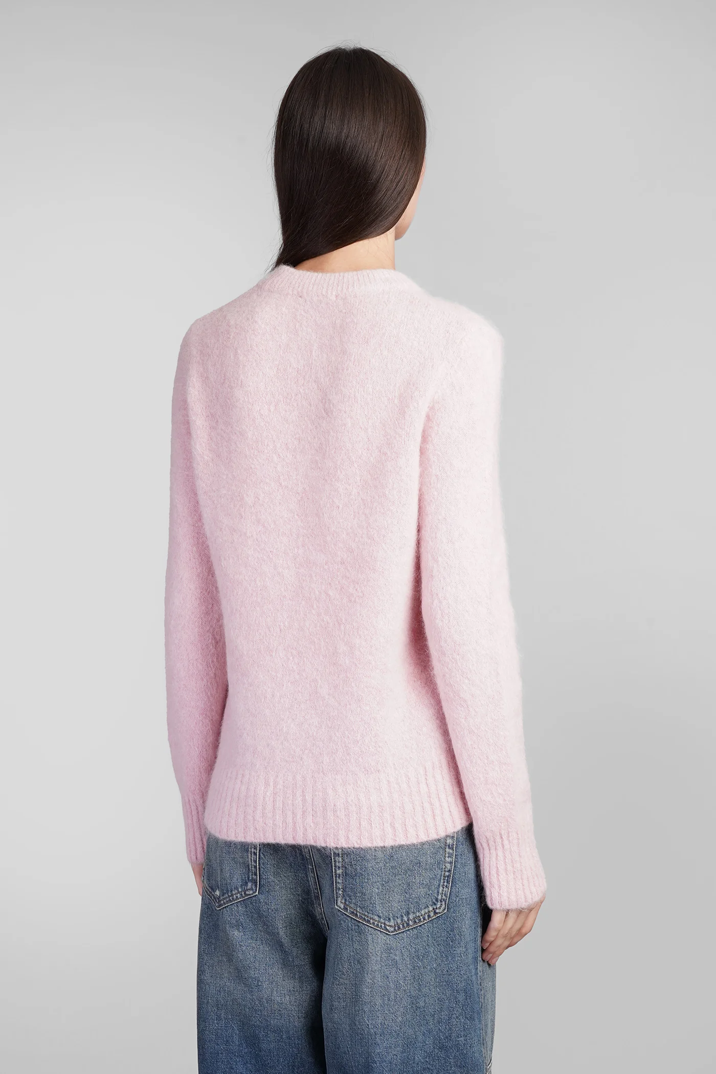 Knitwear in rose-pink wool - Image 3
