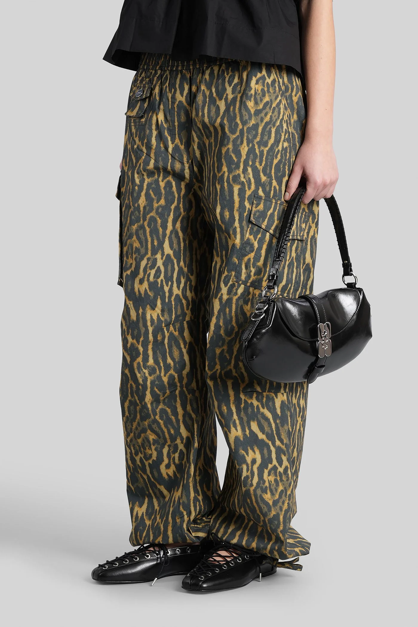 Pants in Animalier cotton - Image 4