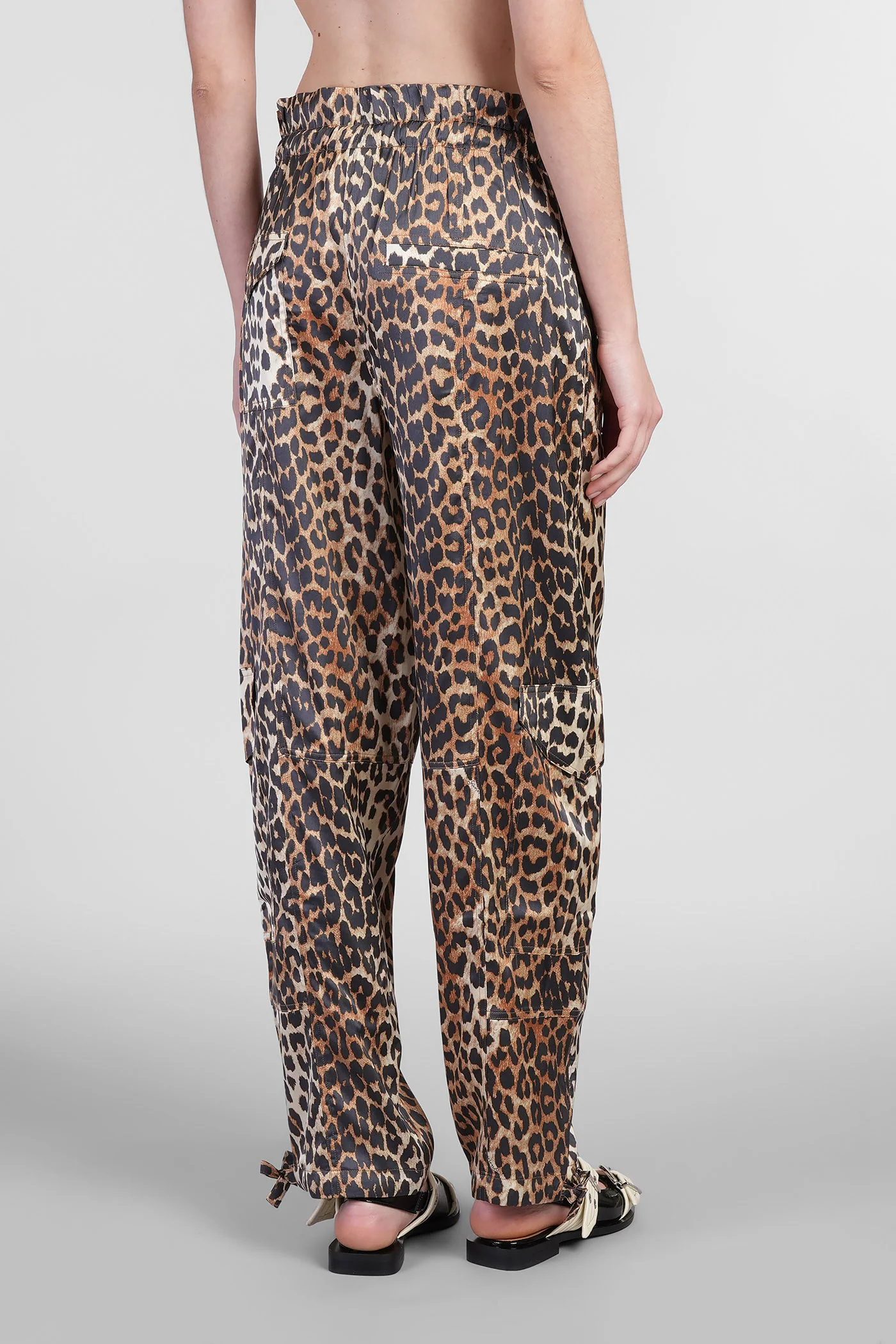 Pants in Animalier viscose - Image 3