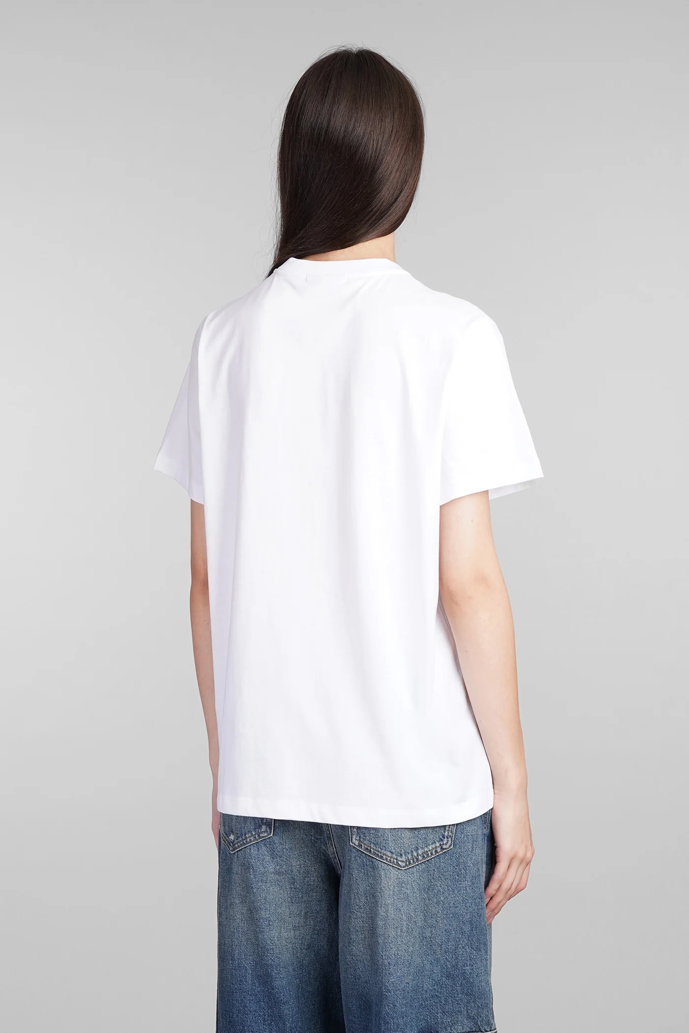 T-Shirt in white cotton - Image 3
