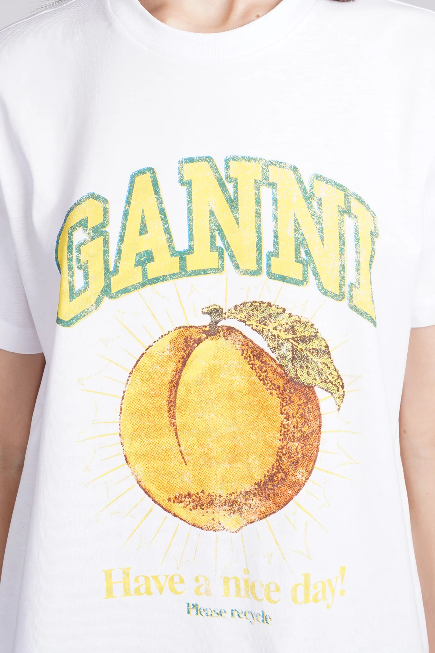 T-Shirt in white cotton - Image 5