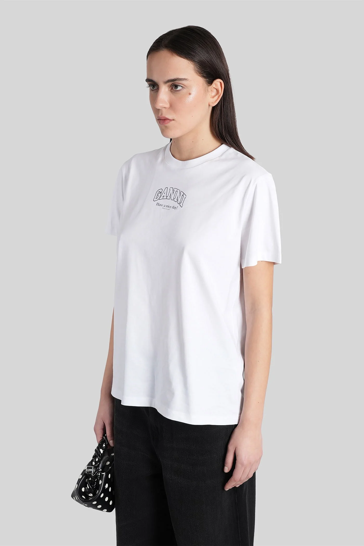 T-Shirt in white cotton - Image 4