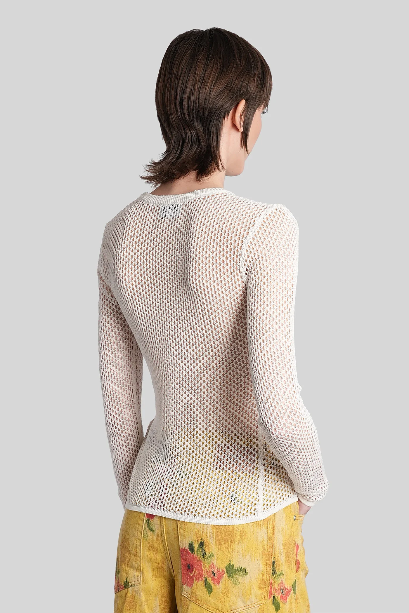 T-Shirt in white cotton - Image 3