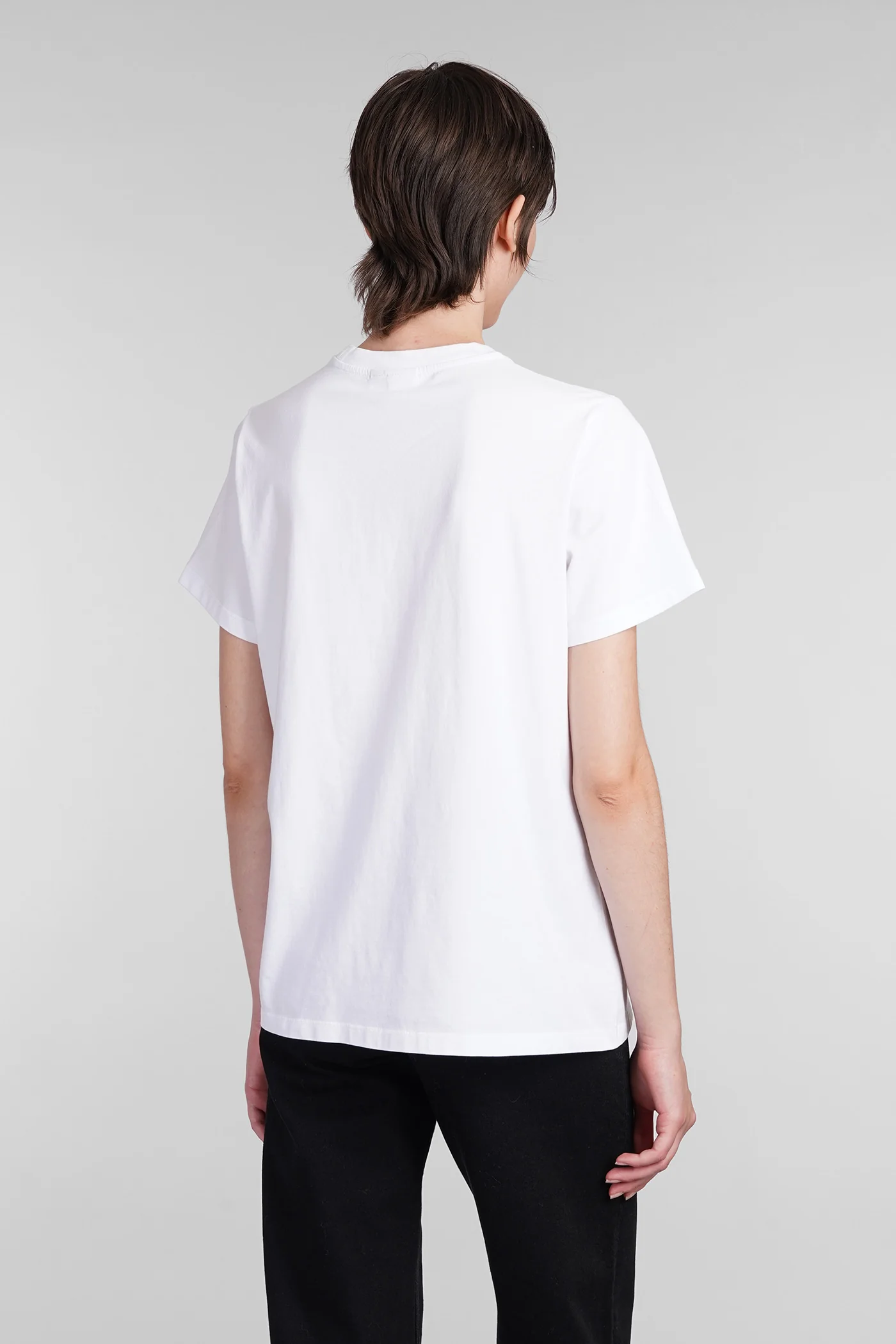 T-Shirt in white cotton - Image 3