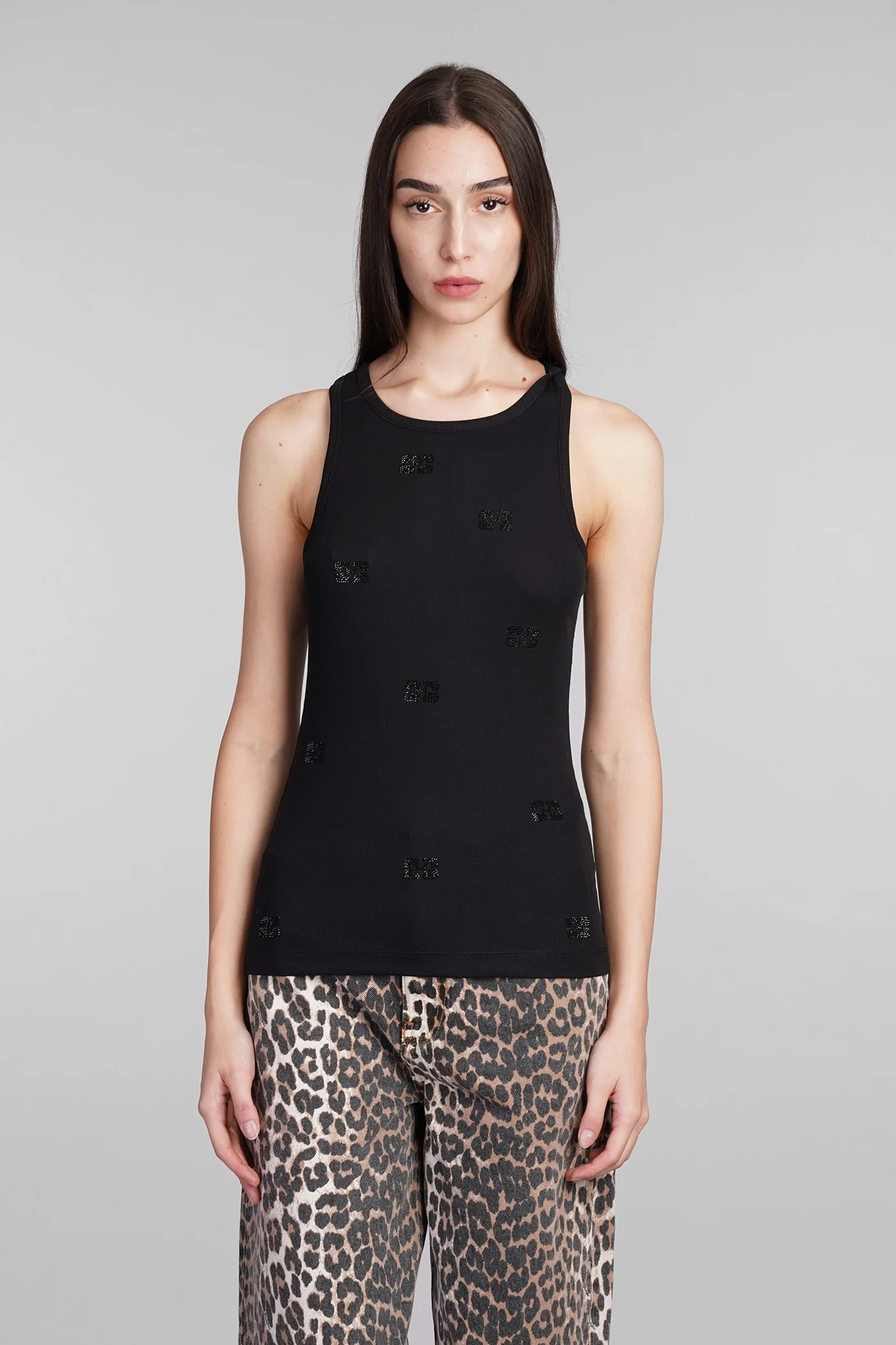 tank Top in black cotton