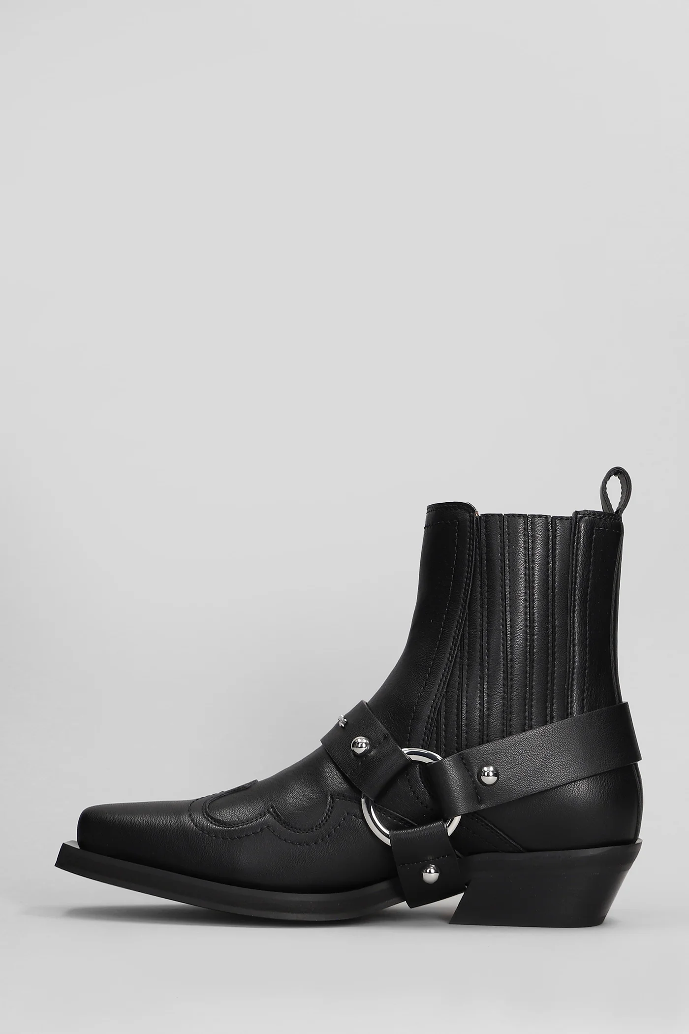 texan Ankle boots in black leather - Image 3