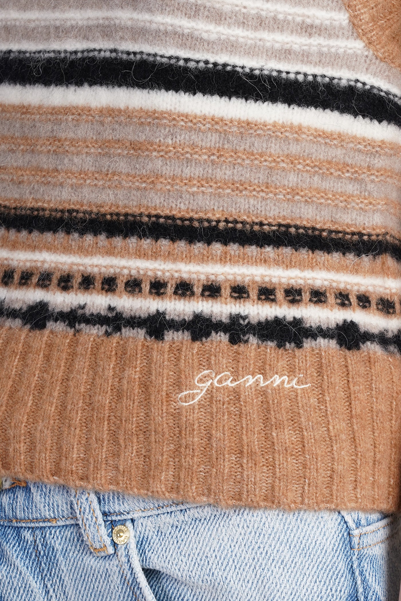 Vest in beige wool - Image 5