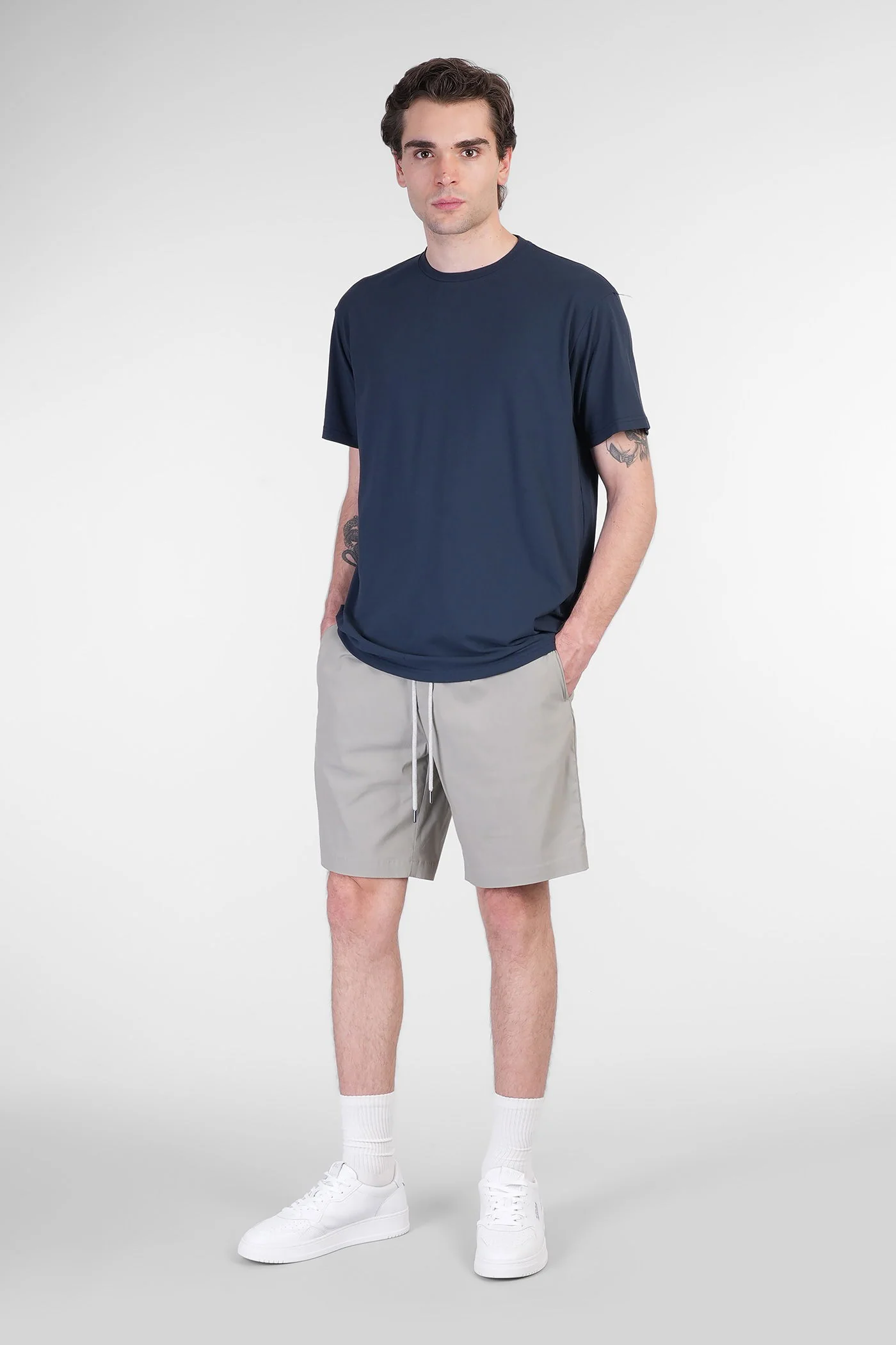 39qg Shorts in green cotton - Image 2