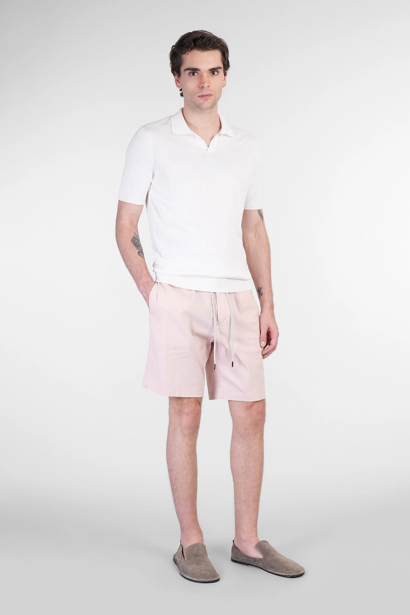 39qg Shorts in rose-pink cotton - Image 2