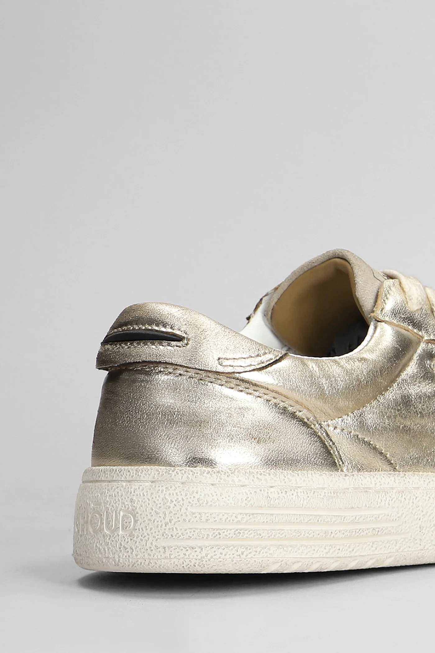 Lido Brushed Sneakers in gold leather - Image 5