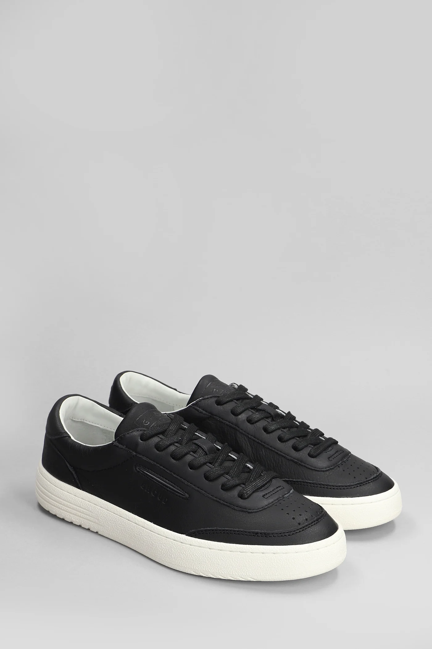 Lindo Low Sneakers in black leather - Image 2