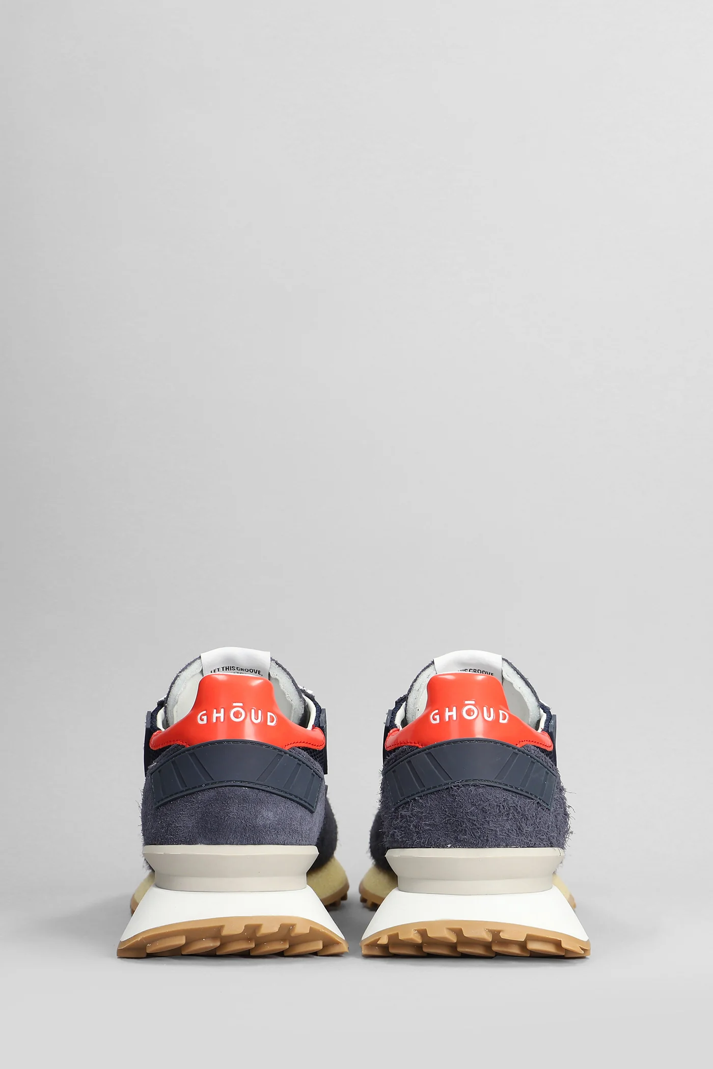 Rush Groove Sneakers in blue Suede and fabric - Image 4