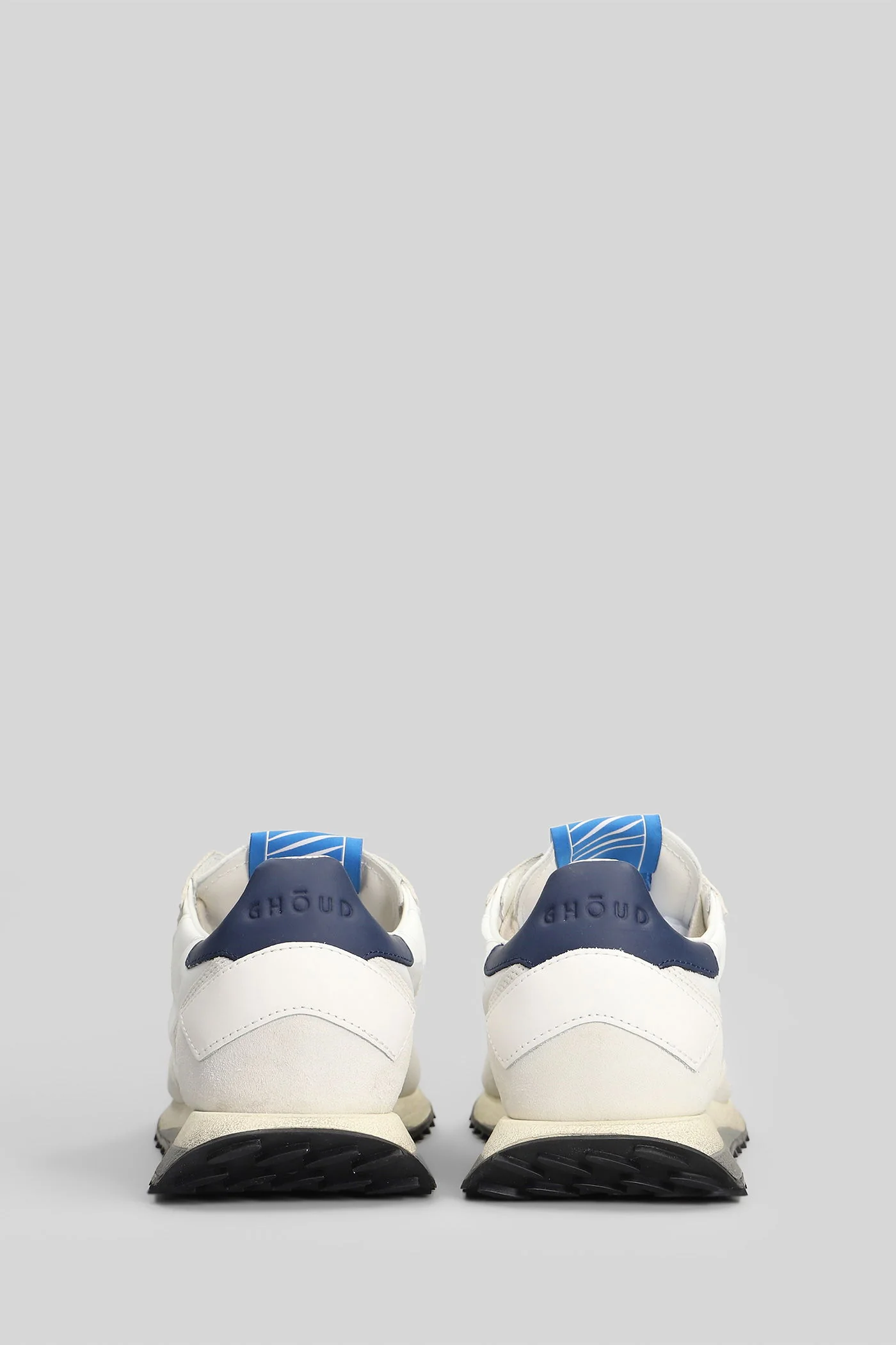 Rush Soft Low Sneakers in white Suede and fabric - Image 4