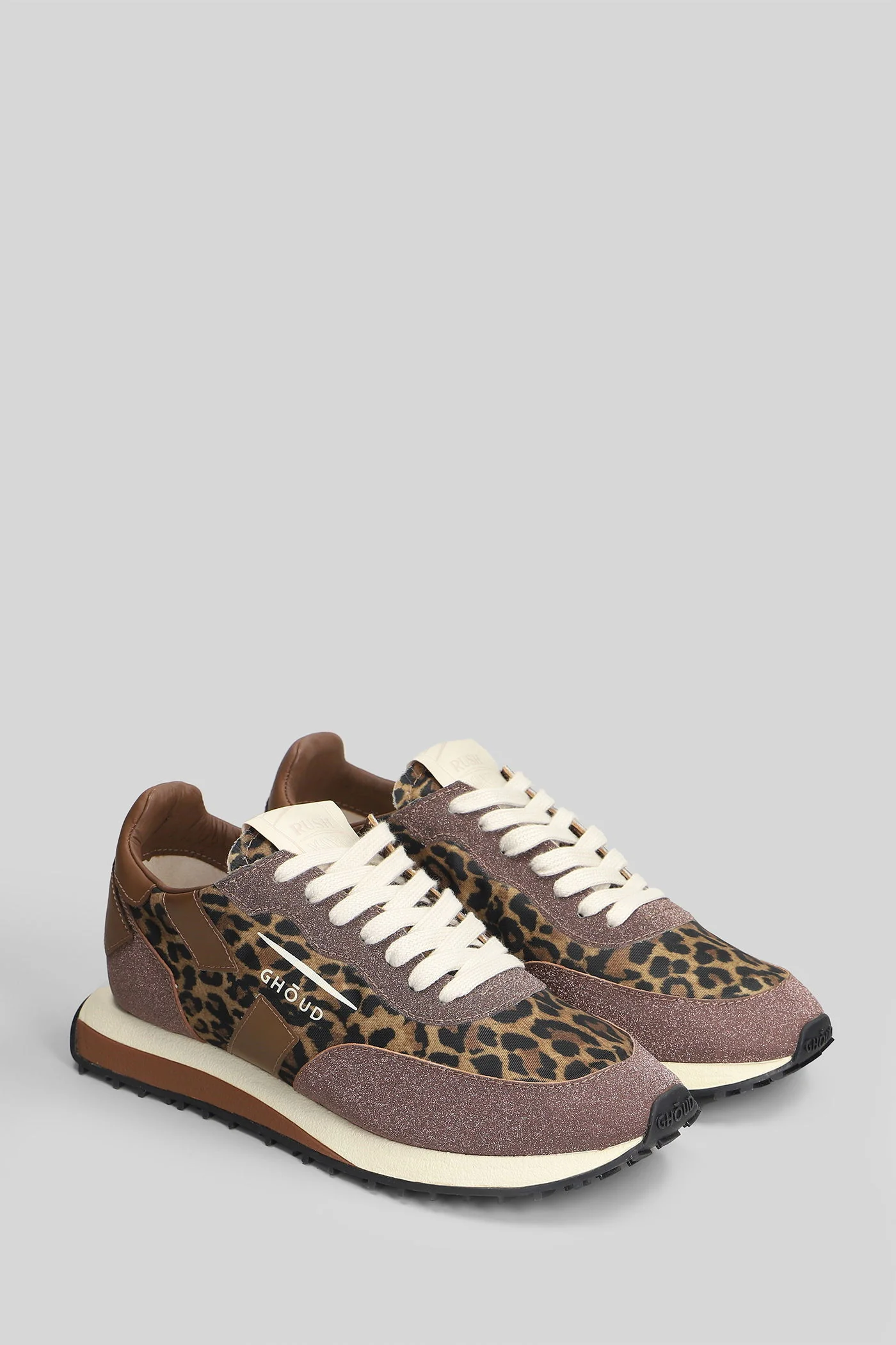 Starlight Soft Low Sneakers in bronze glitter - Image 2