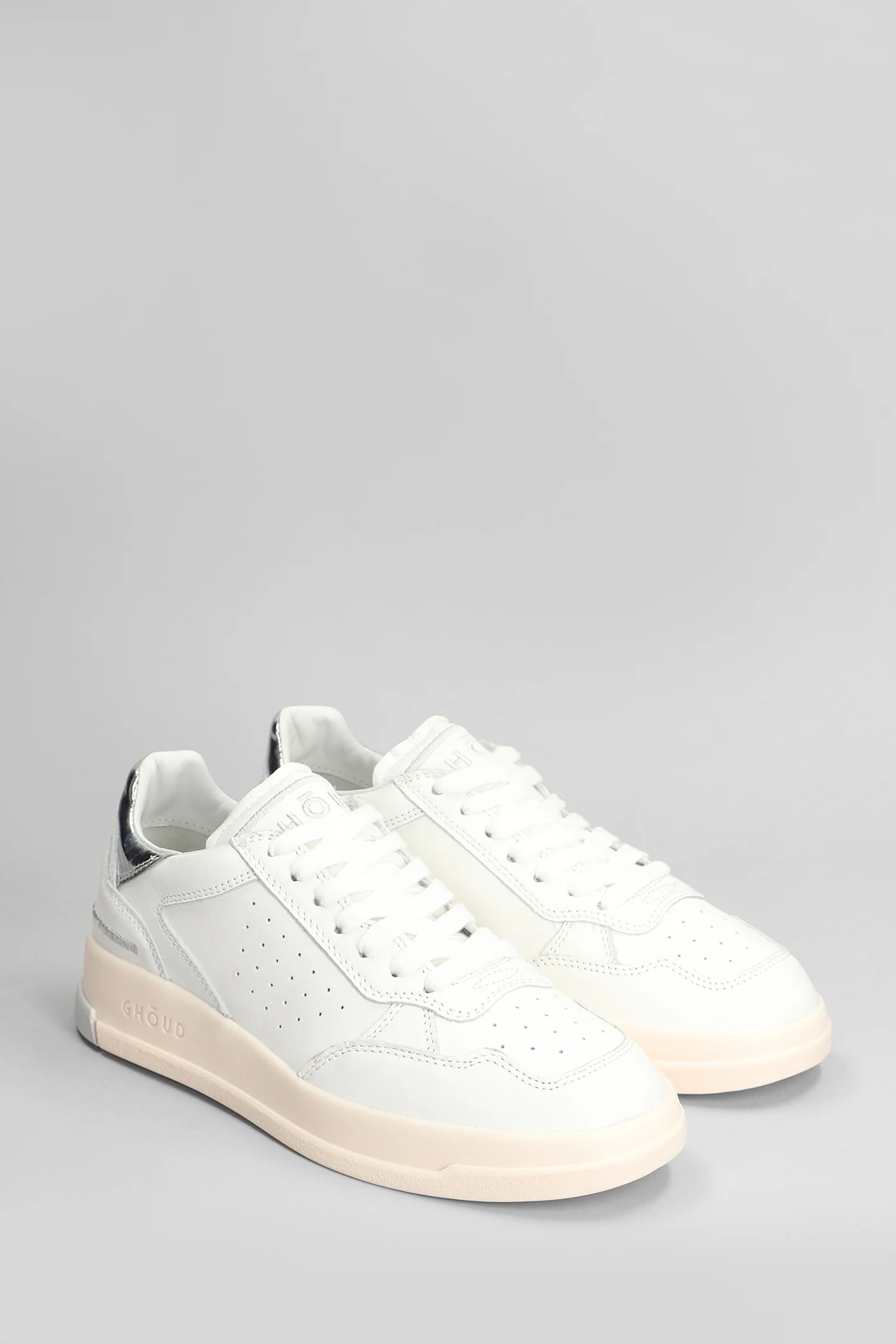 Tweener Low Sneakers in white leather - Image 2